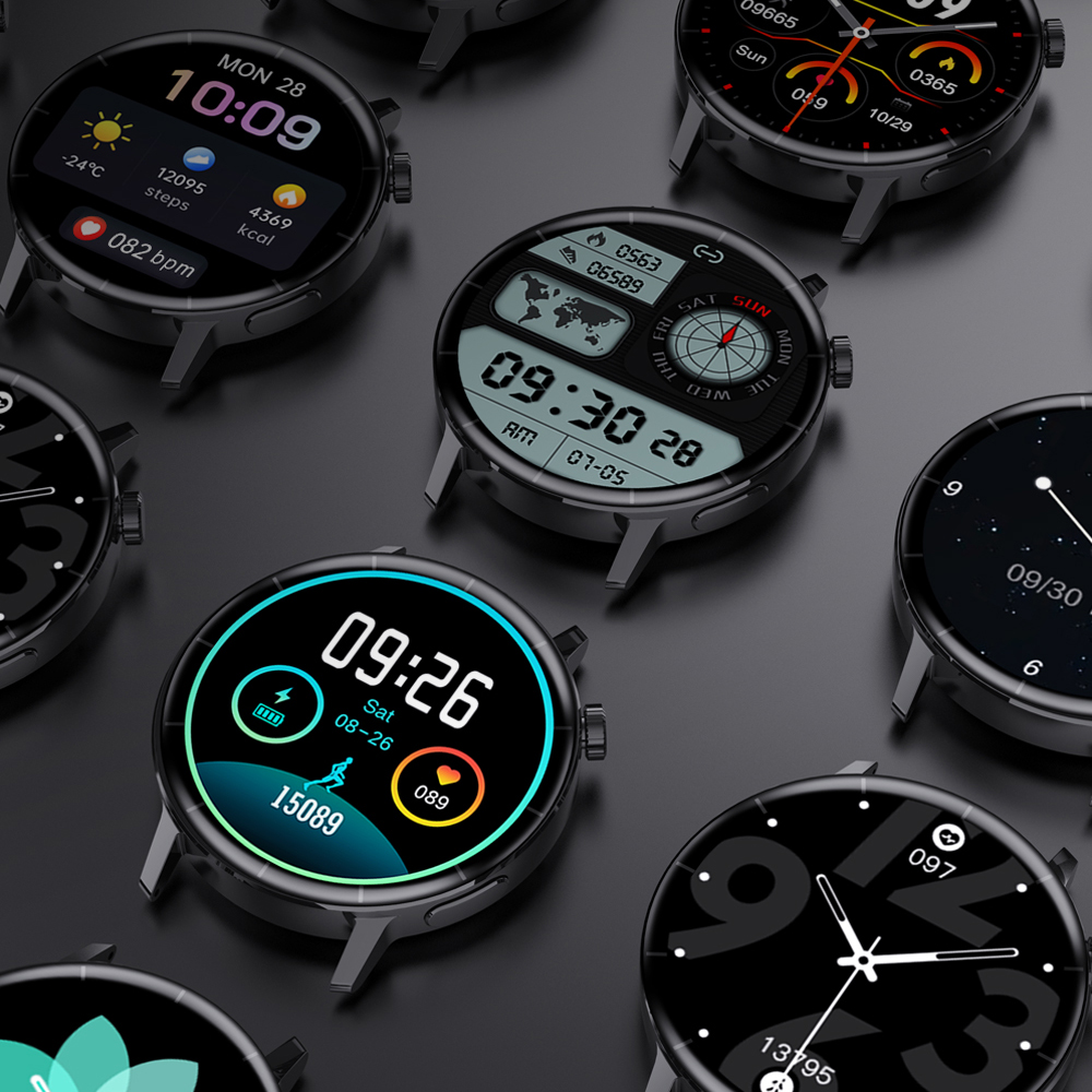 zegarek Hagen HC3214534 Smartwatch HC32 czarny + bransoleta męski z krokomierz Smartwatch - miniatura 10