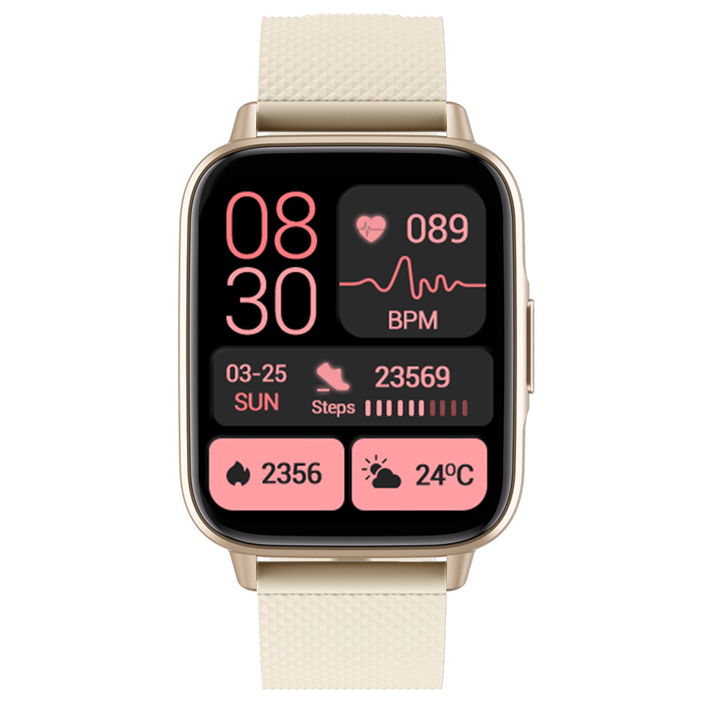 zegarek Hagen HC33110531534-SET Smartwatch HC33 różowy + pasek damski z krokomierz Smartwatch - miniatura 3