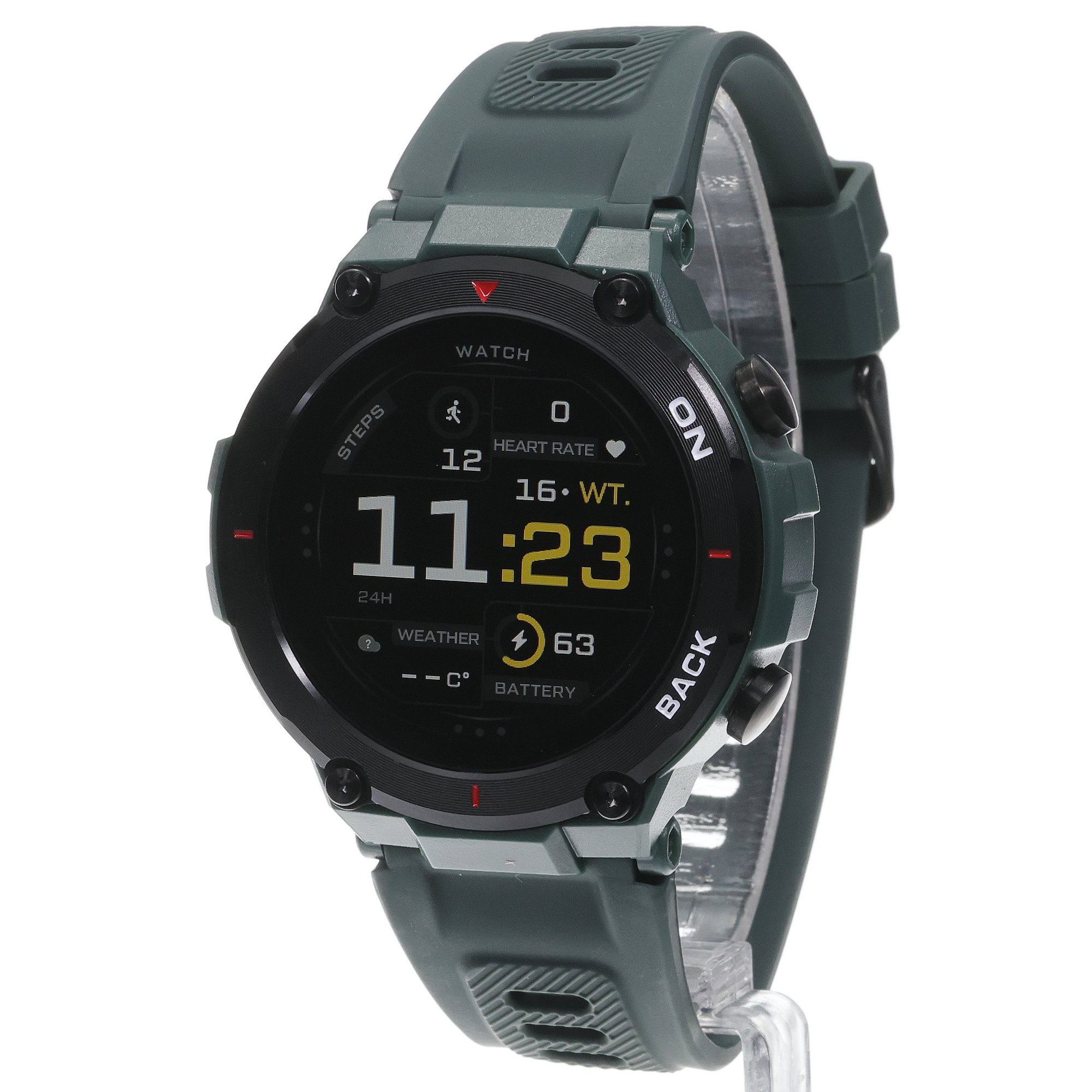 zegarek Hagen HC352145314 Smartwatch HC35 zielony Smartwatch z tworzywa sztucznego - miniatura 2