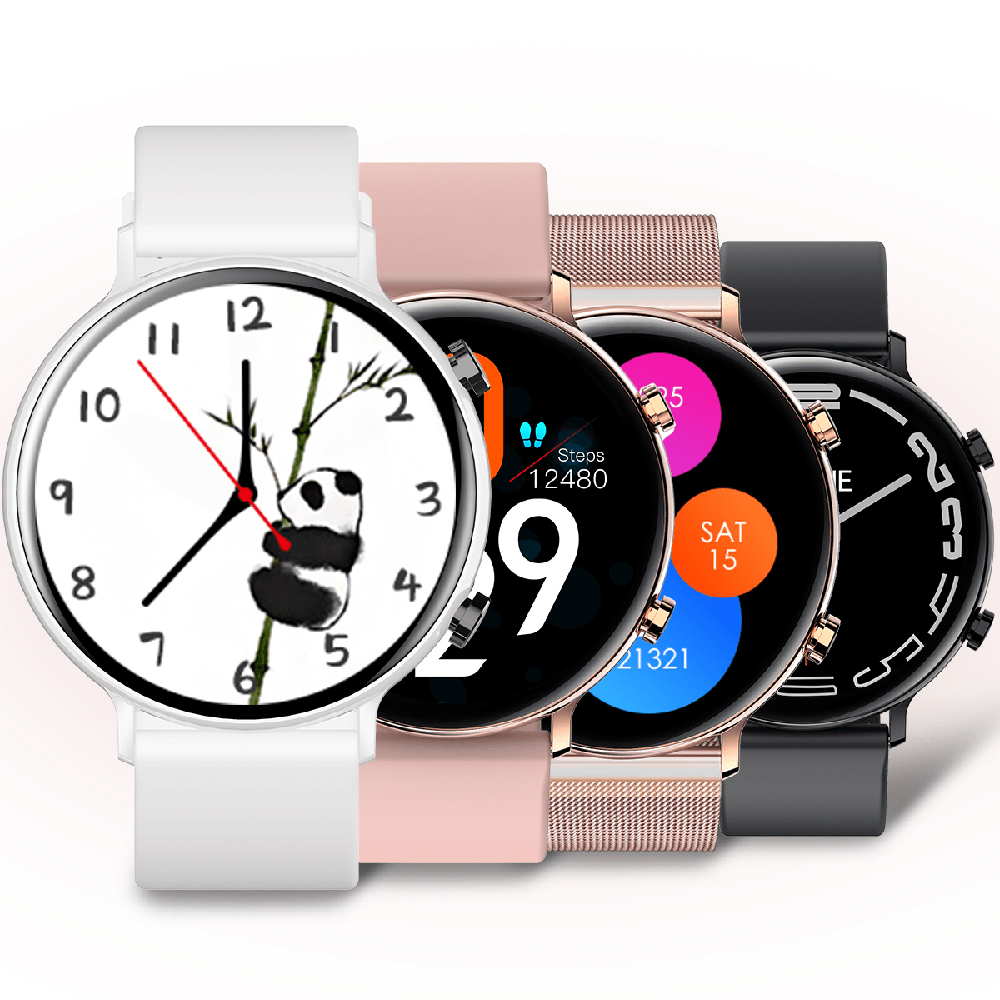 zegarek Hagen HC37125321411-SET Smartwatch HC37 biały + bransoleta damski z krokomierz Smartwatch - miniatura 3