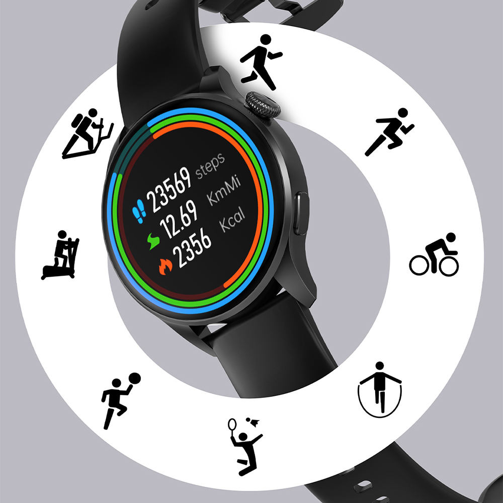 zegarek Hagen HC3914114 kwarcowy męski Smartwatch Smartwatch HC39 czarny - miniatura 6
