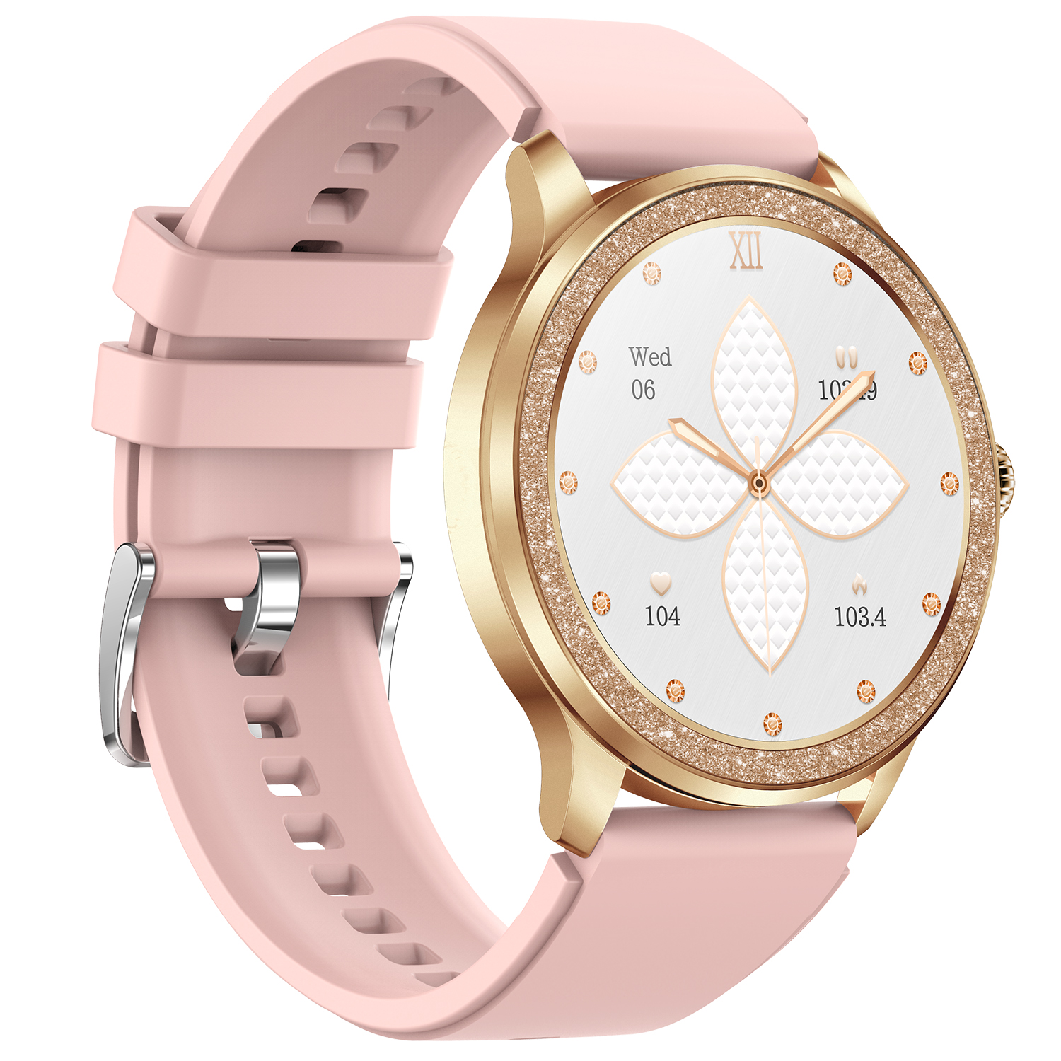 zegarek Hagen HC44110539 Smartwatch HC44 Różowe złoto Smartwatch z tworzywa sztucznego - miniatura 8