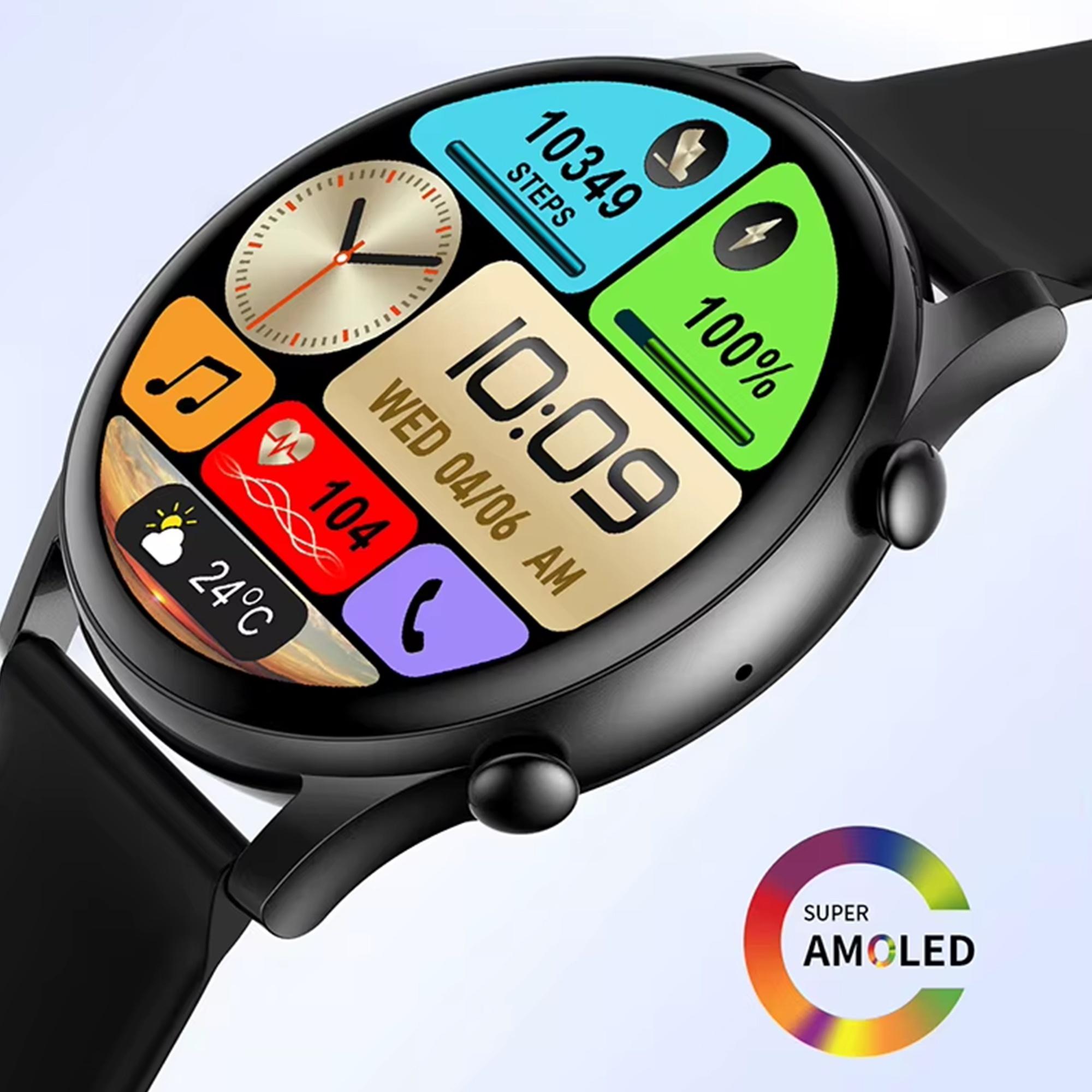 zegarek Hagen HC5514534 Smartwatch HC55 czarny damski z krokomierz Hagen