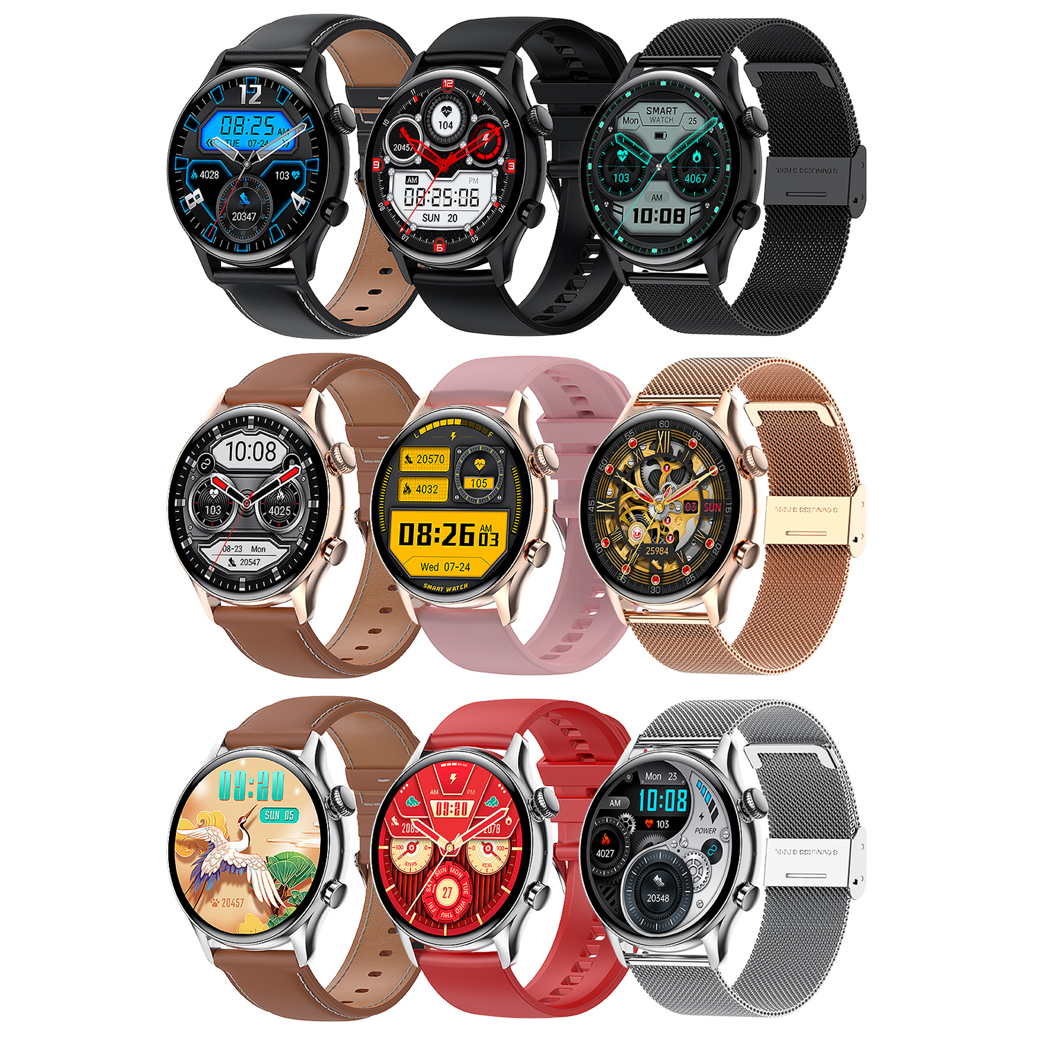 zegarek HC1914535334-SET męski z krokomierz Smartwatch - miniatura 3