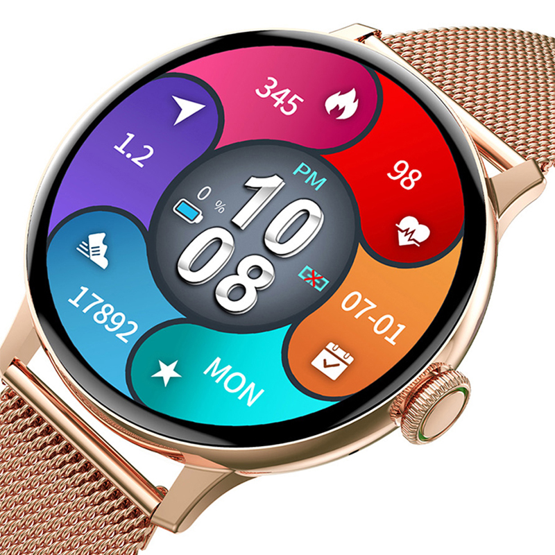 zegarek HC814144534-SET srebrny Smartwatch - miniatura 7