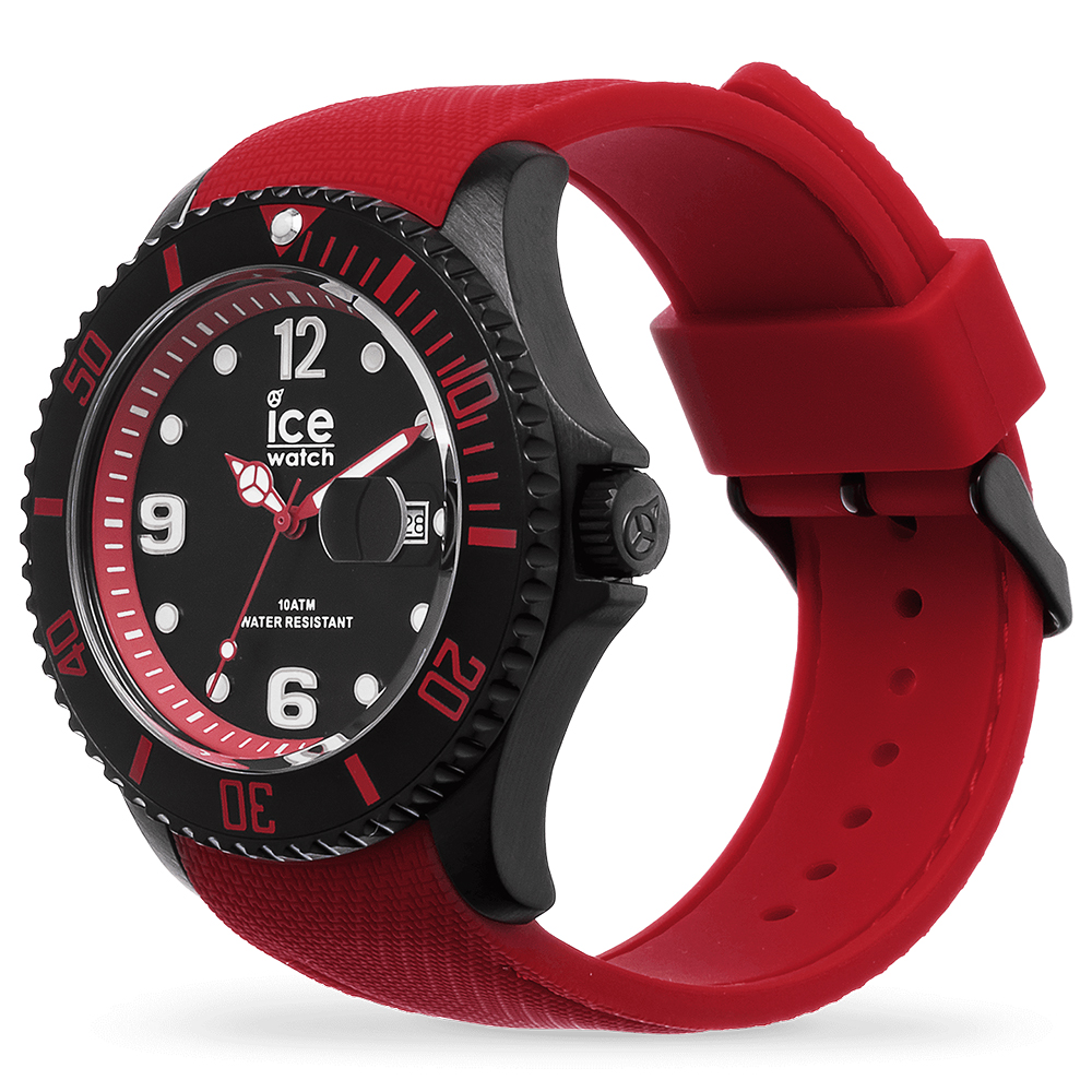 ICE Watch ICE.015782 zegarek czarny klasyczny ICE-Steel pasek