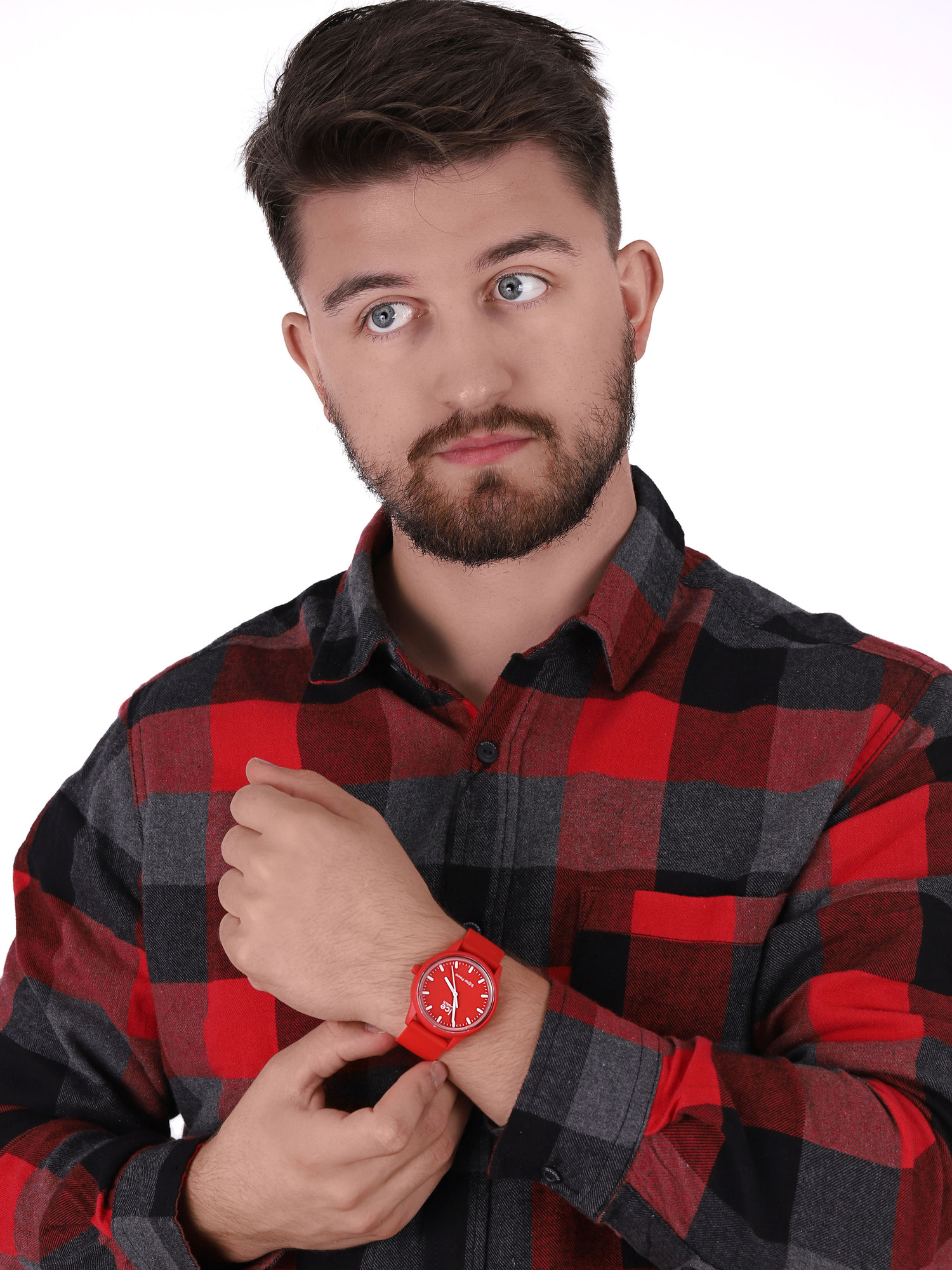 zegarek ICE Watch ICE.017765 czerwony ICE-Solar Power - miniatura 2