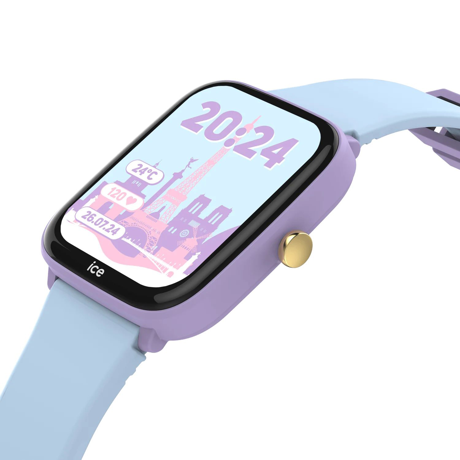 zegarek ICE Watch ICE022801 ICE Smart Junior Two - Purple Soft Blue red Rozm S dla dzieci z termometr ICE-Smart junior - miniatura 3