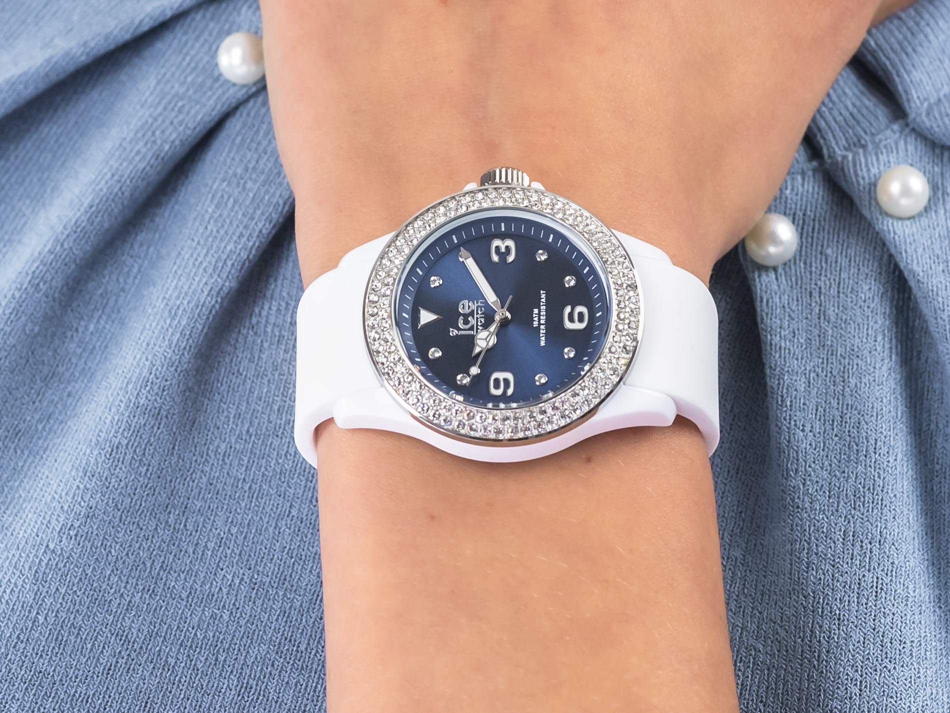 ICE Watch ICE.017235 ICE Star Blue Rozm. M zegarek klasyczny ICE-Star - miniatura 4