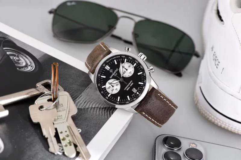 zegarek Inventic C504304161 A3 Aero Chrono Gents męski z tachometr Active - miniatura 3
