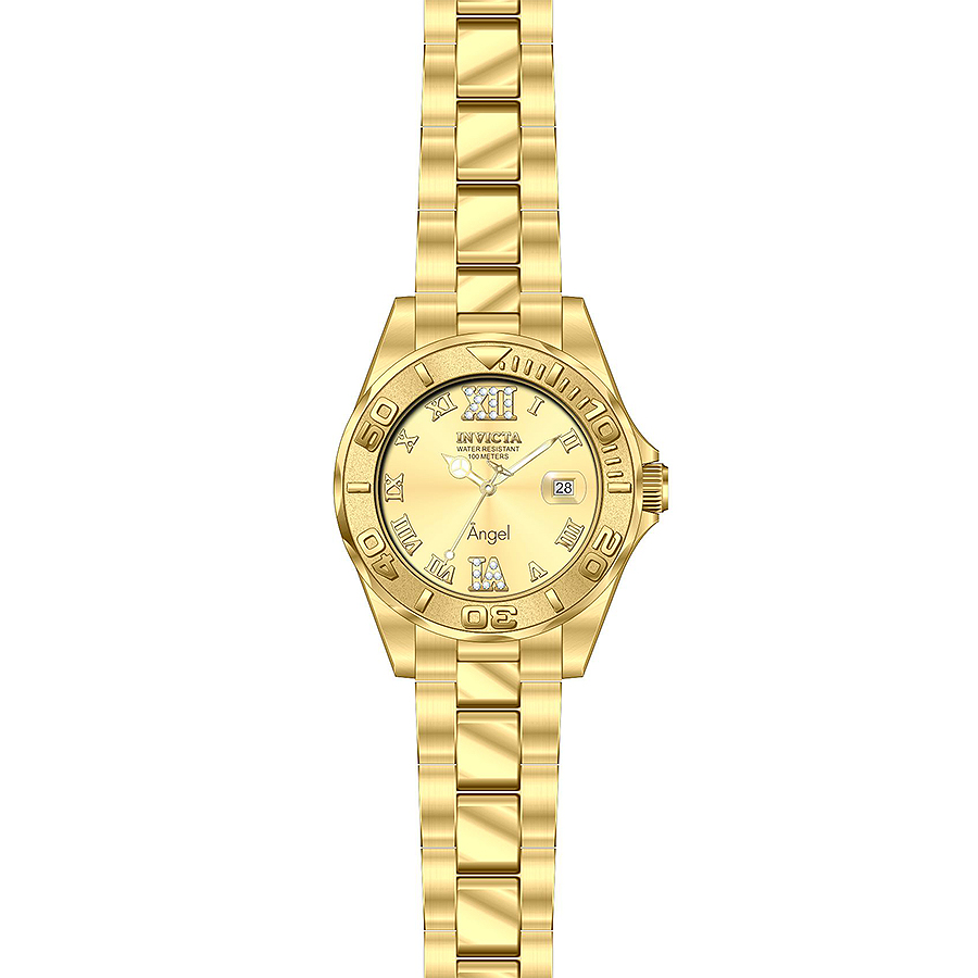Invicta 14397 zegarek złoty klasyczny Angel bransoleta - miniatura 5
