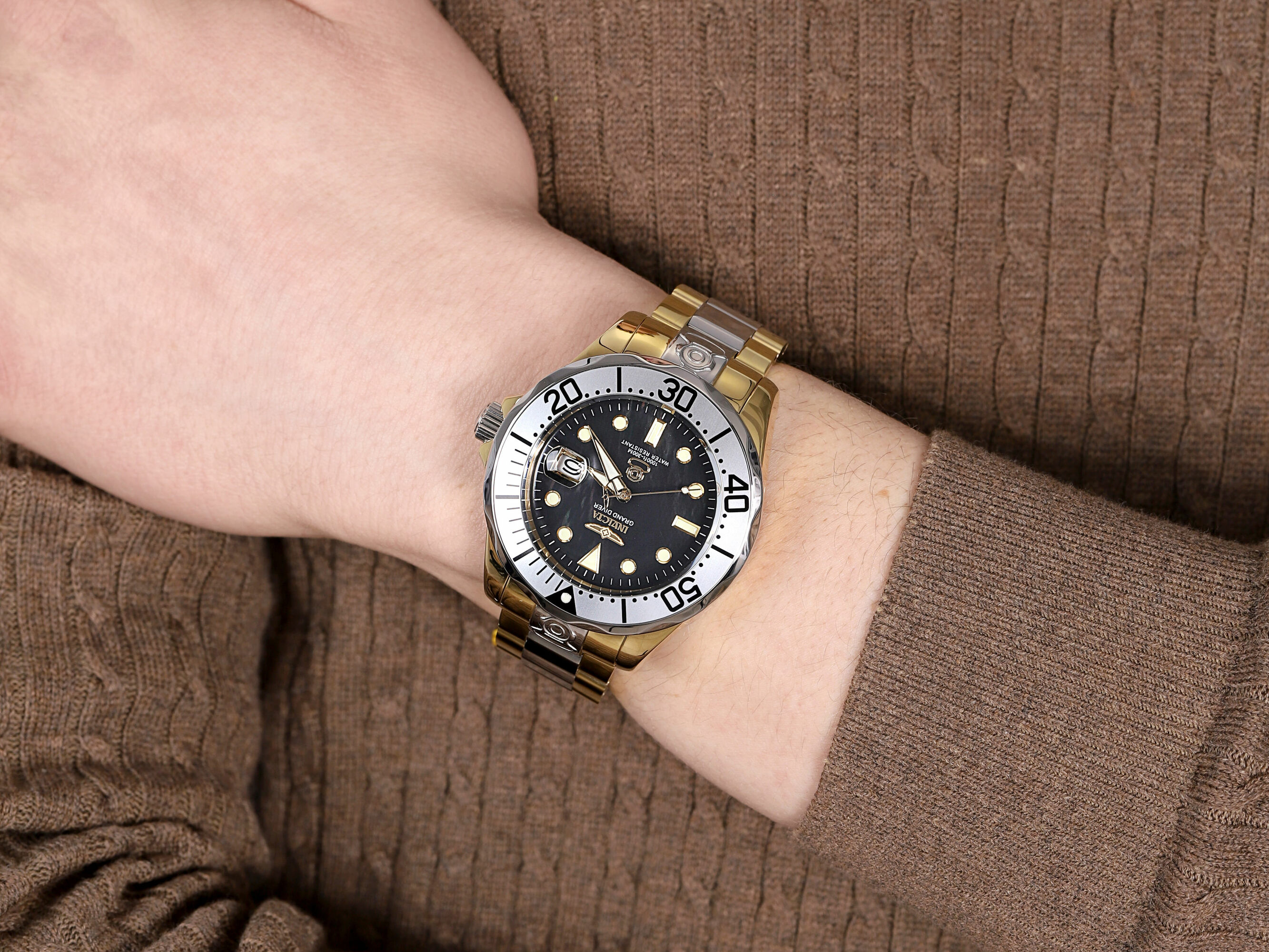 zegarek Invicta 16034 automatyczny męski Pro Diver GRAND DIVER - miniatura 4