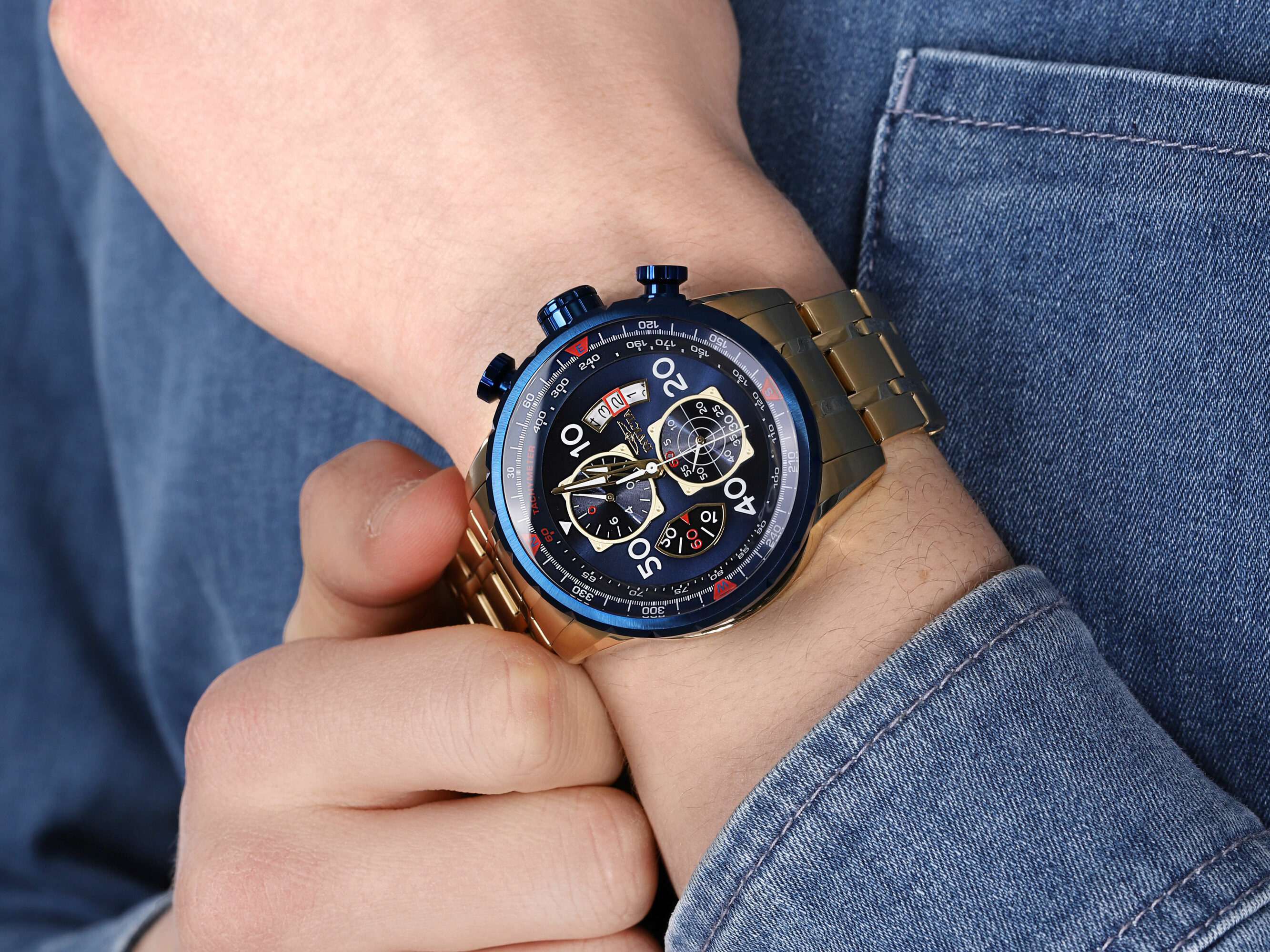 zegarek Invicta 19173 kwarcowy męski Aviator AVIATOR - miniatura 4