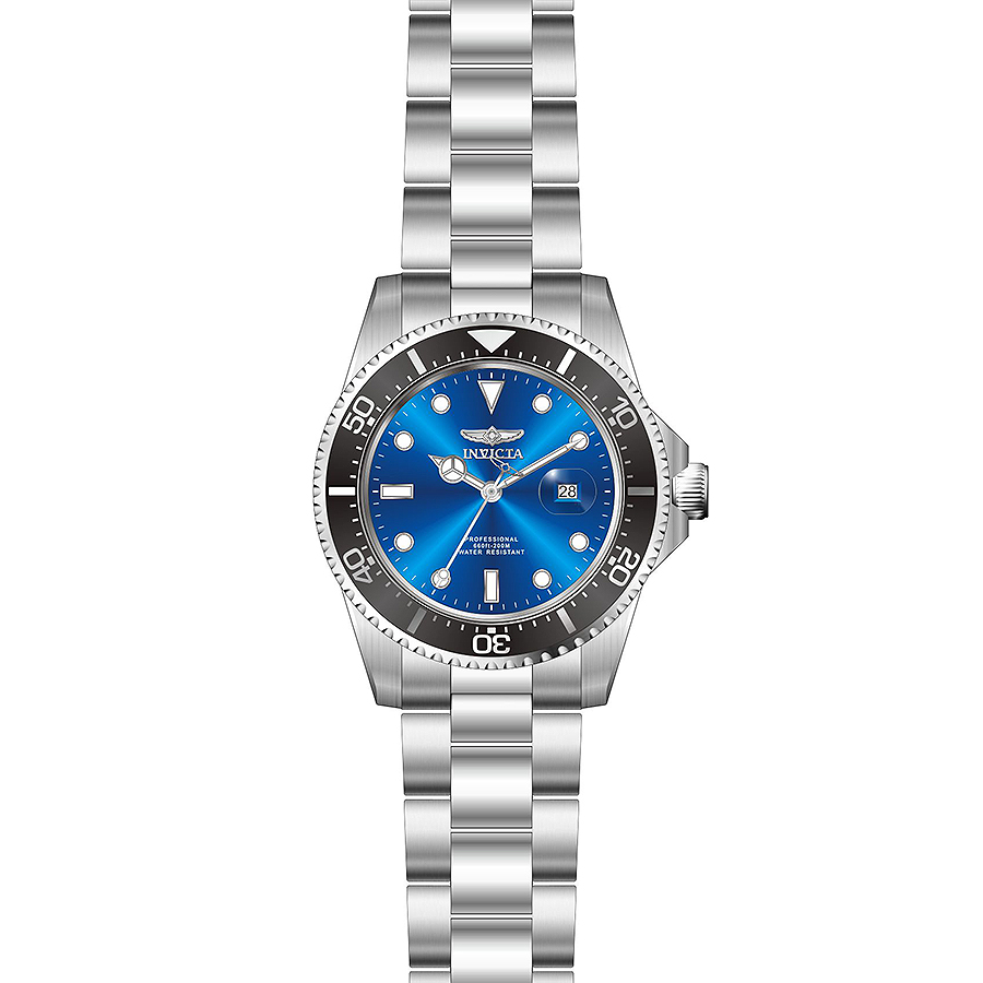 Invicta 22054 zegarek srebrny klasyczny Pro Diver bransoleta - miniatura 5