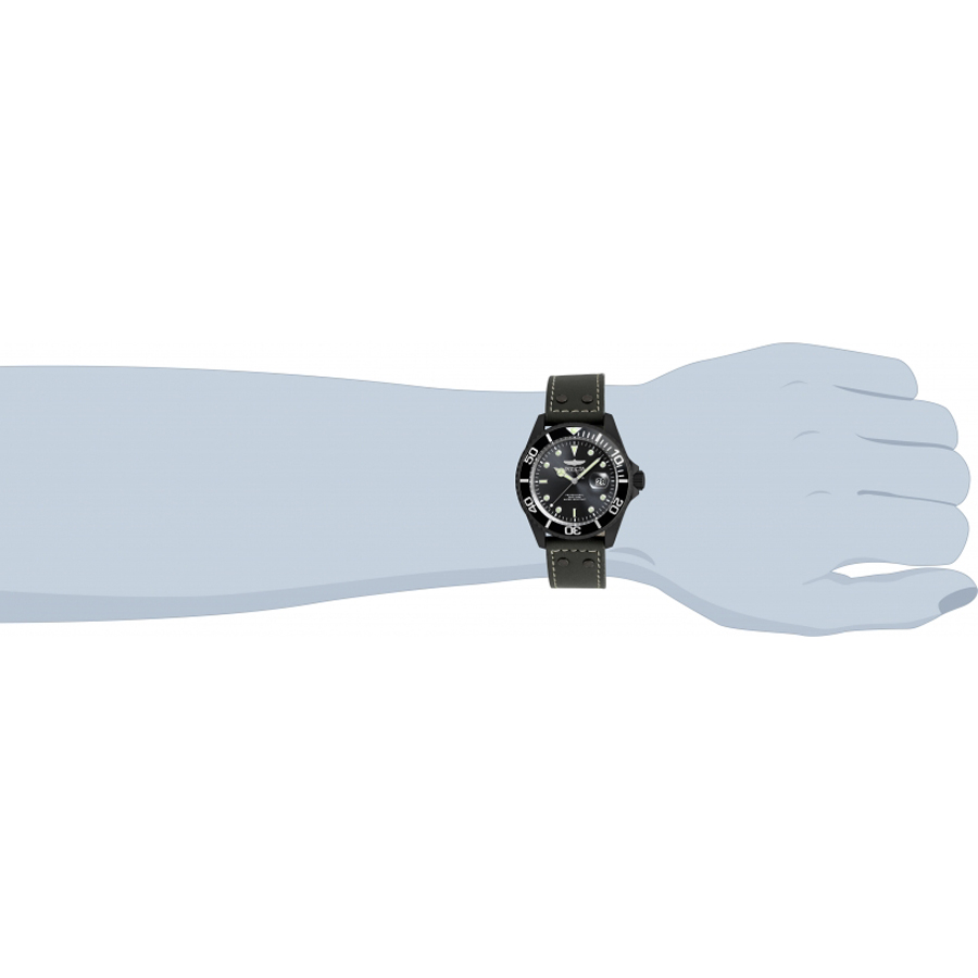 Invicta 22077 zegarek czarny klasyczny Pro Diver pasek - miniatura 5
