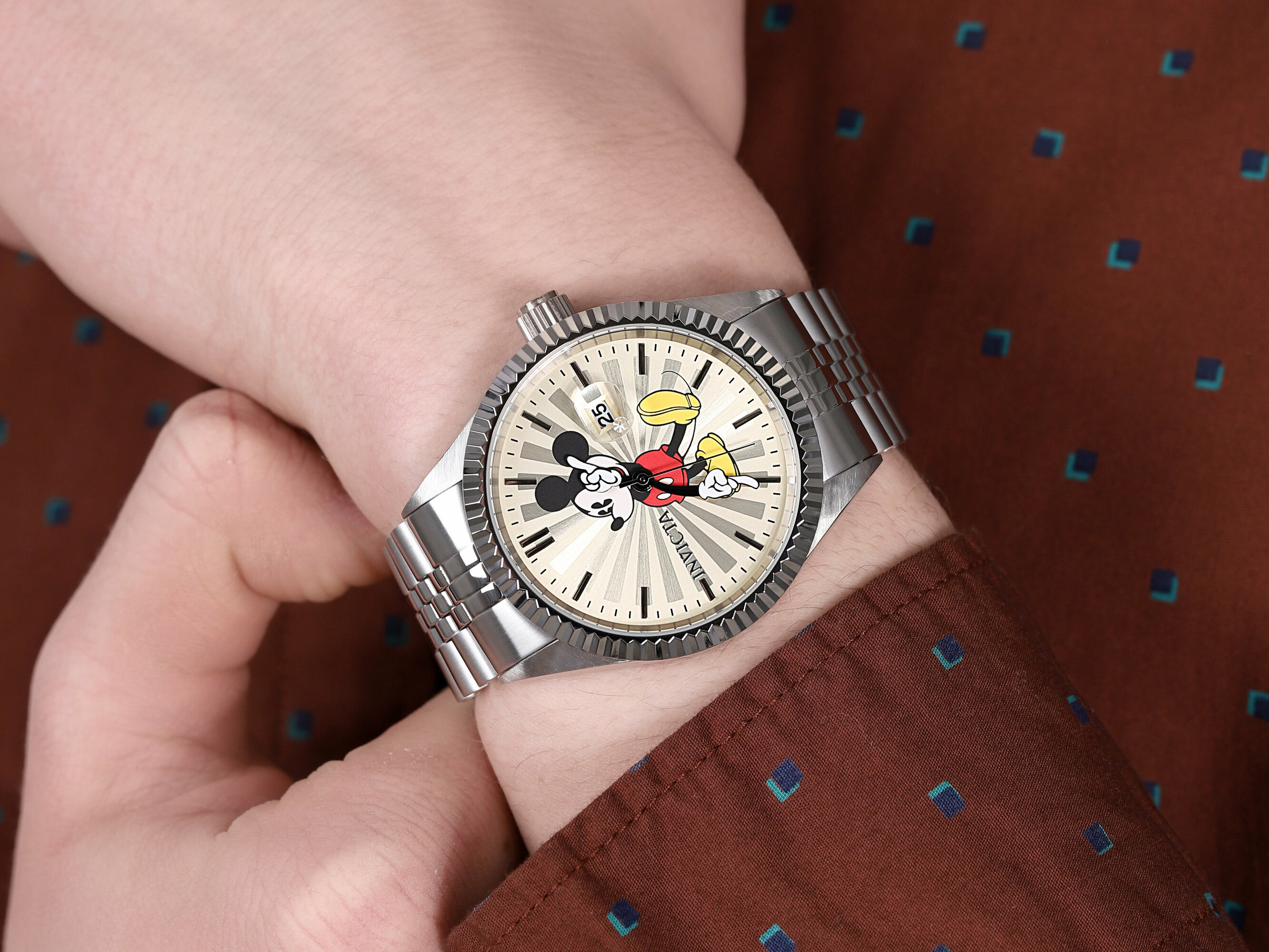 zegarek Invicta 22769 srebrny Disney - miniatura 4