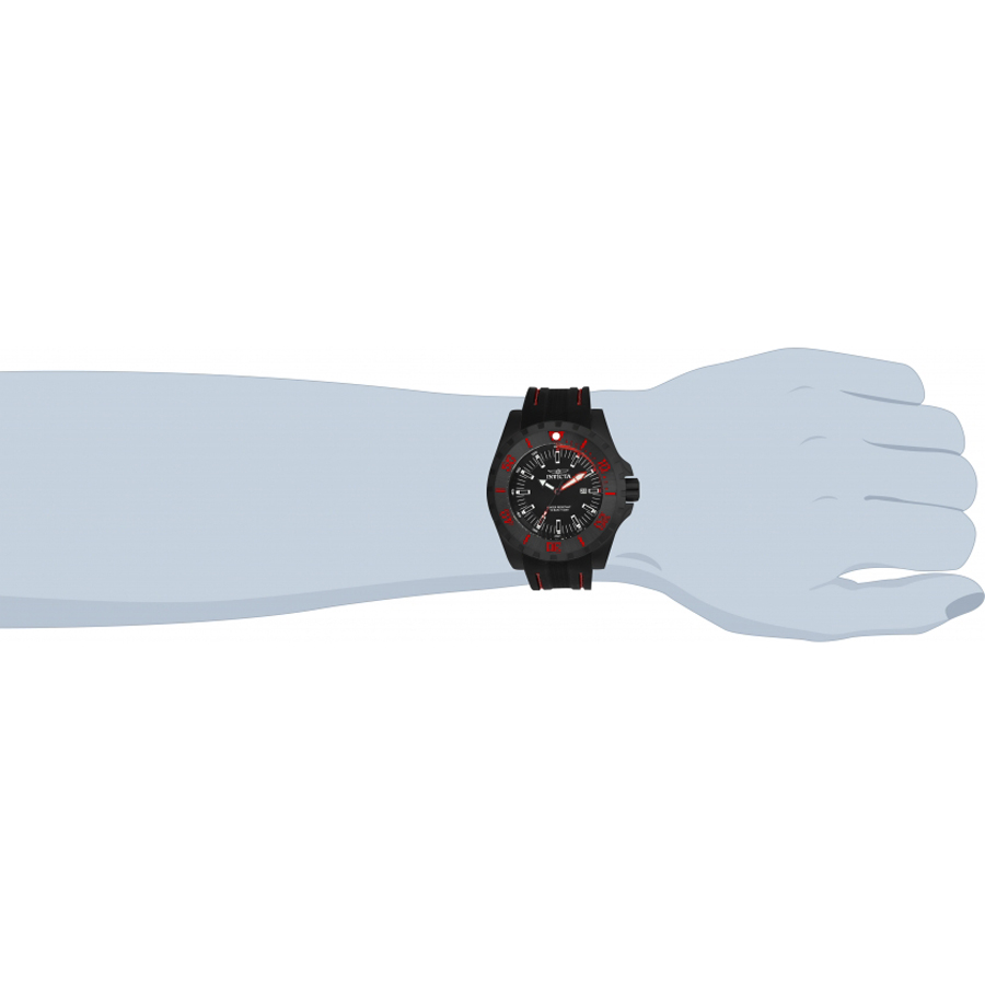 Invicta 23735 zegarek czarny klasyczny Pro Diver pasek - miniatura 5