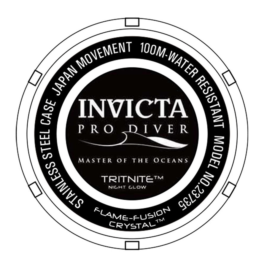 Invicta 23735 zegarek klasyczny Pro Diver - miniatura 4
