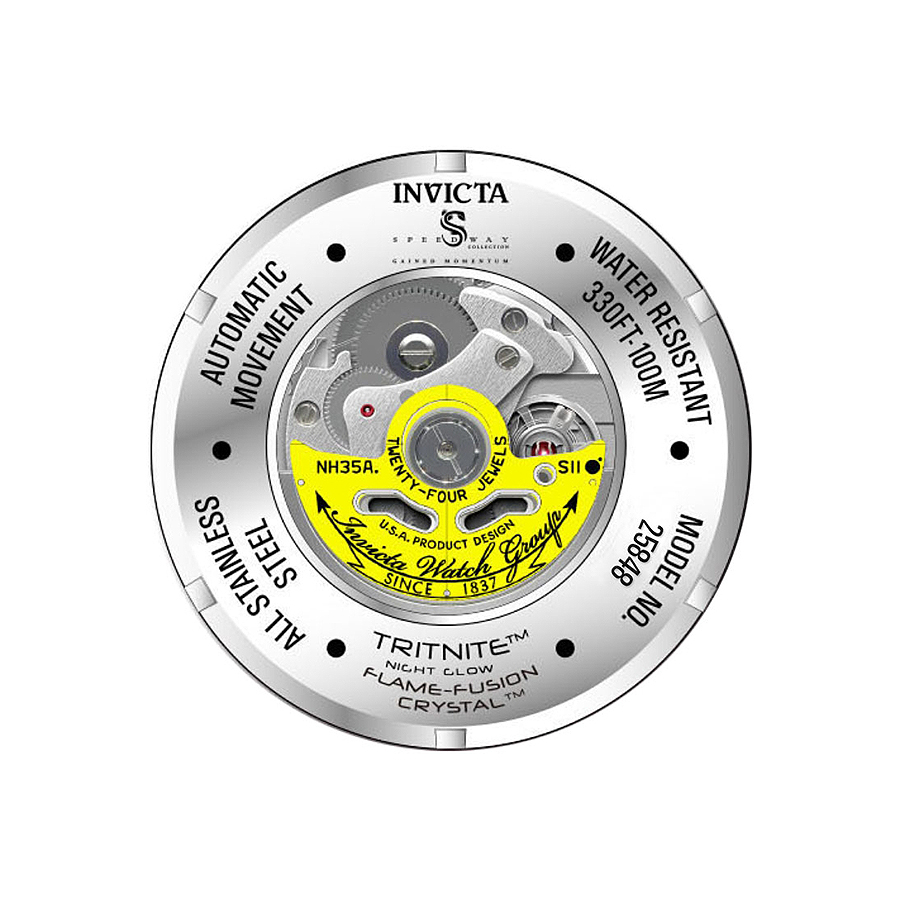 Invicta 25848 zegarek szary klasyczny Speedway bransoleta - miniatura 5