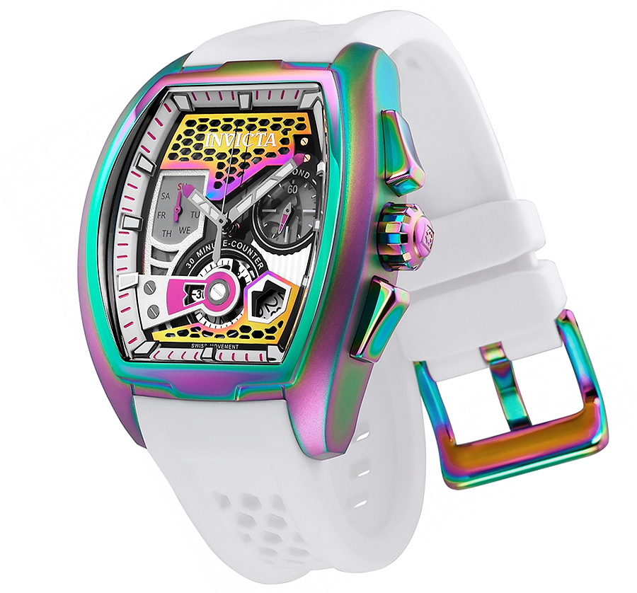 Invicta 25939 zegarek wielokolorowy sportowy S1 Rally pasek - miniatura 5