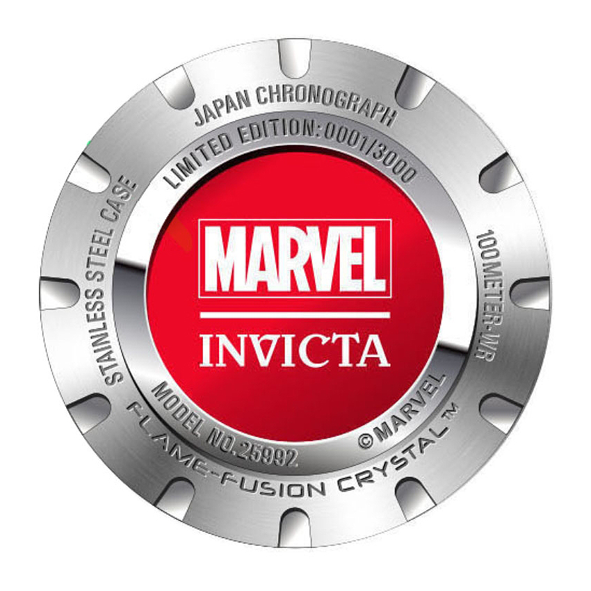 Invicta 25992 zegarek szary sportowy Marvel pasek - miniatura 5