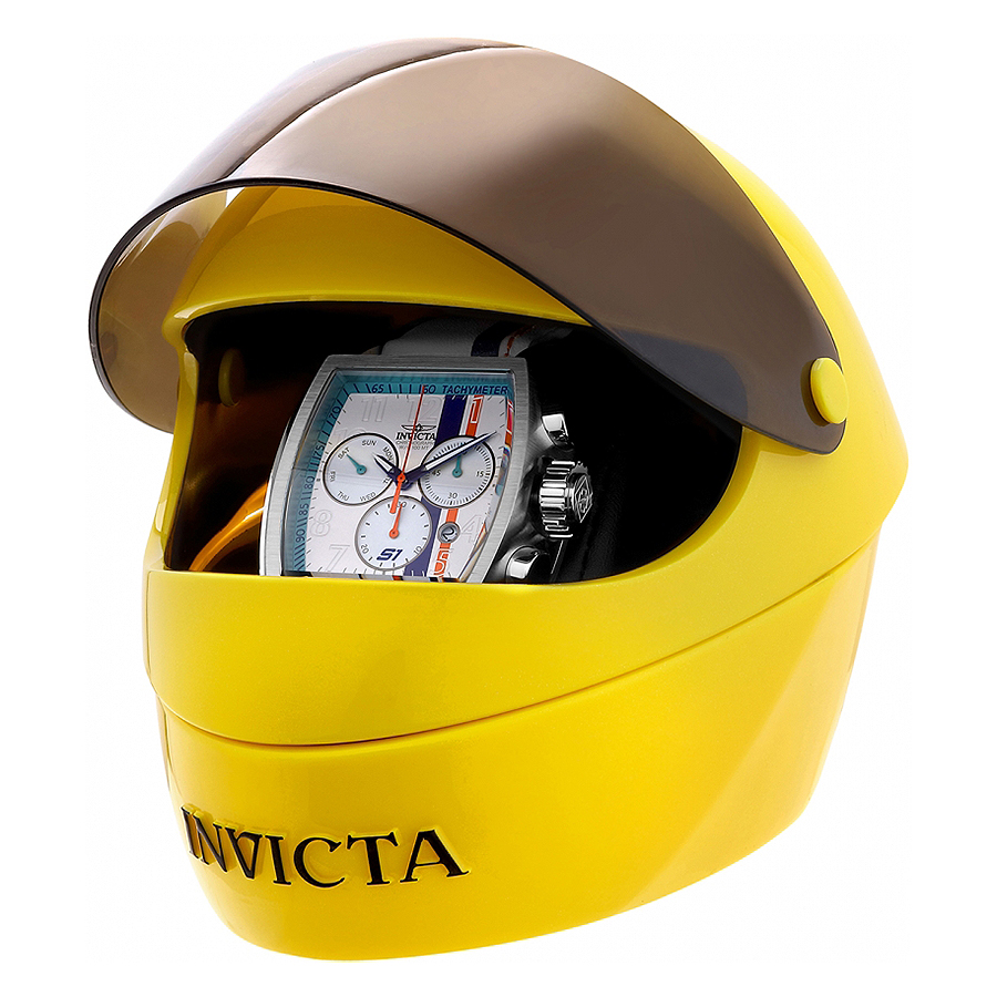 Invicta 26394 zegarek srebrny klasyczny S1 Rally pasek - miniatura 5