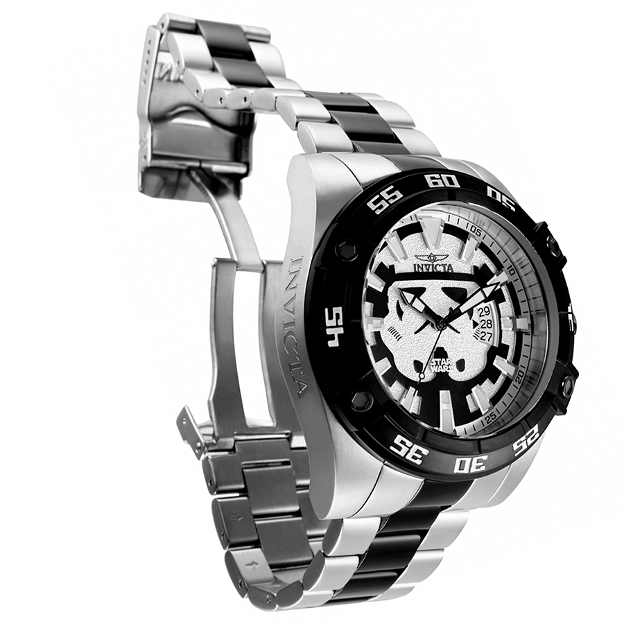 Invicta 26517 zegarek srebrny klasyczny Star Wars bransoleta - miniatura 5