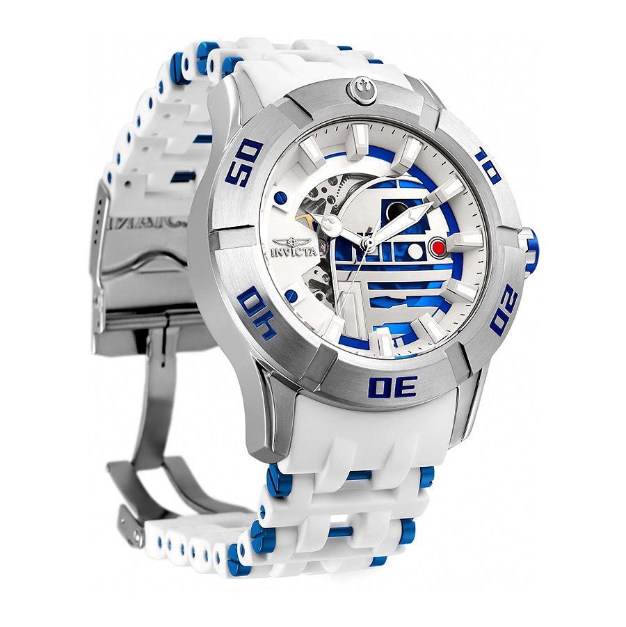 Invicta 26553 zegarek srebrny klasyczny Star Wars pasek - miniatura 5