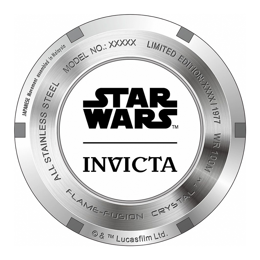 Invicta 26555 zegarek srebrny klasyczny Star Wars bransoleta - miniatura 5