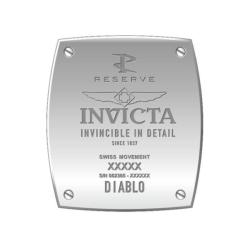 Invicta 27055 zegarek czarny sportowy Reserve bransoleta - miniatura 5