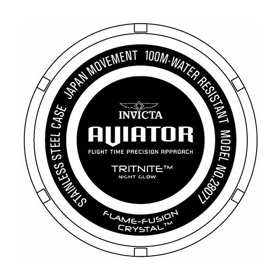 Invicta 28077 AVIATOR zegarek klasyczny Aviator - miniatura 4