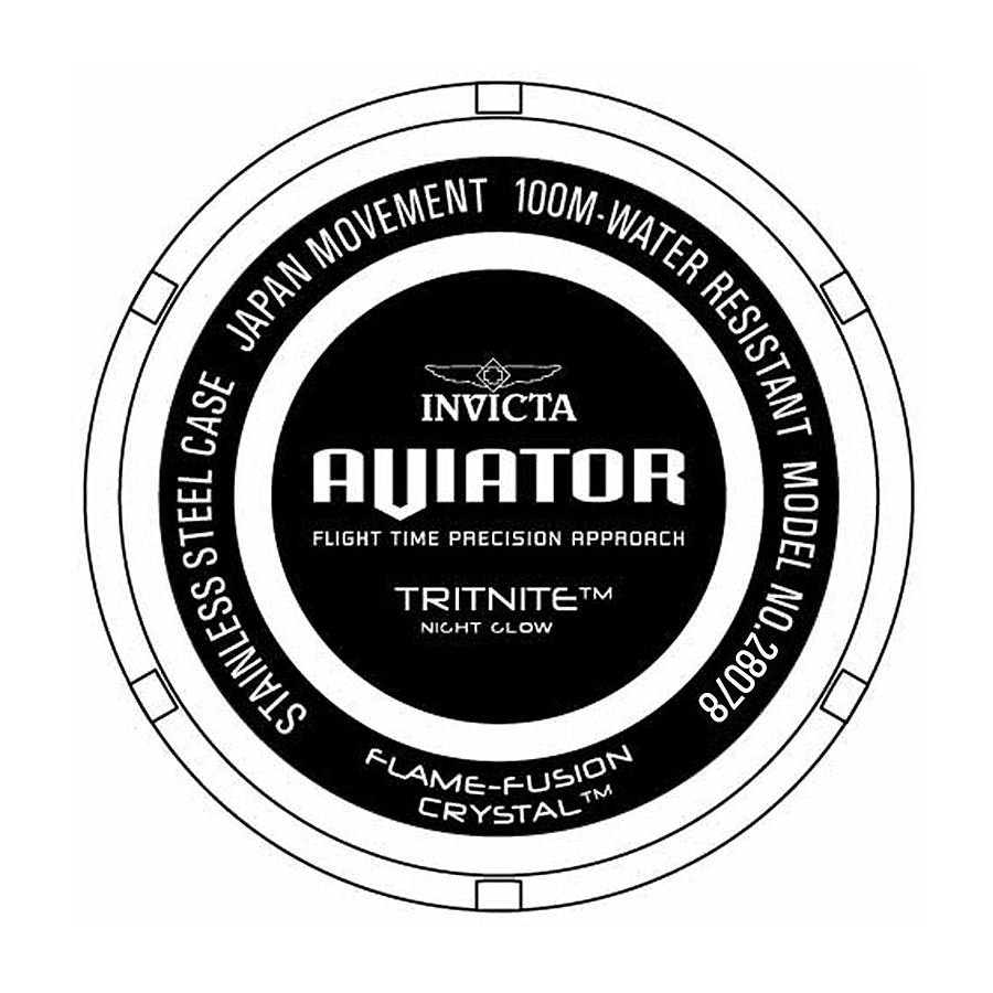 Invicta 28078 AVIATOR zegarek klasyczny Aviator - miniatura 4