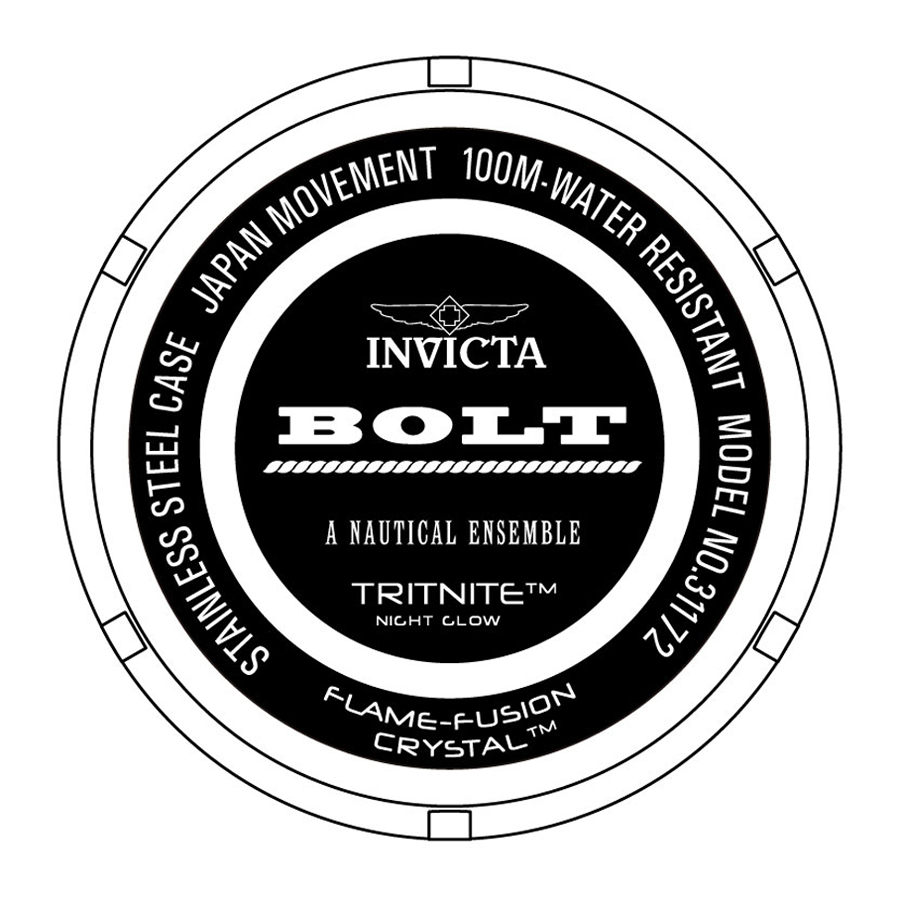 zegarek Invicta 31172 szary Bolt - miniatura 7