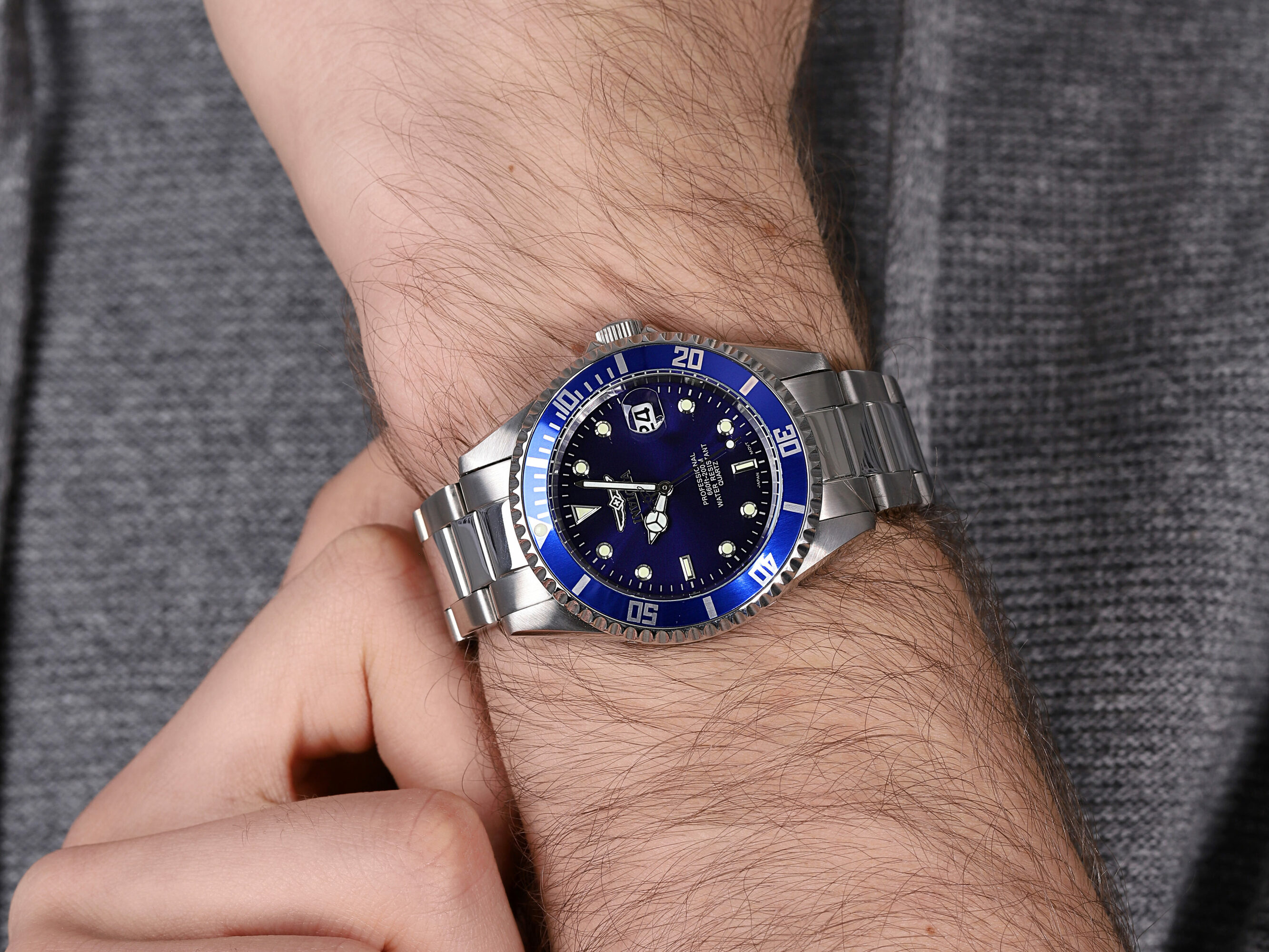 zegarek Invicta 9204OB srebrny Pro Diver - miniatura 4