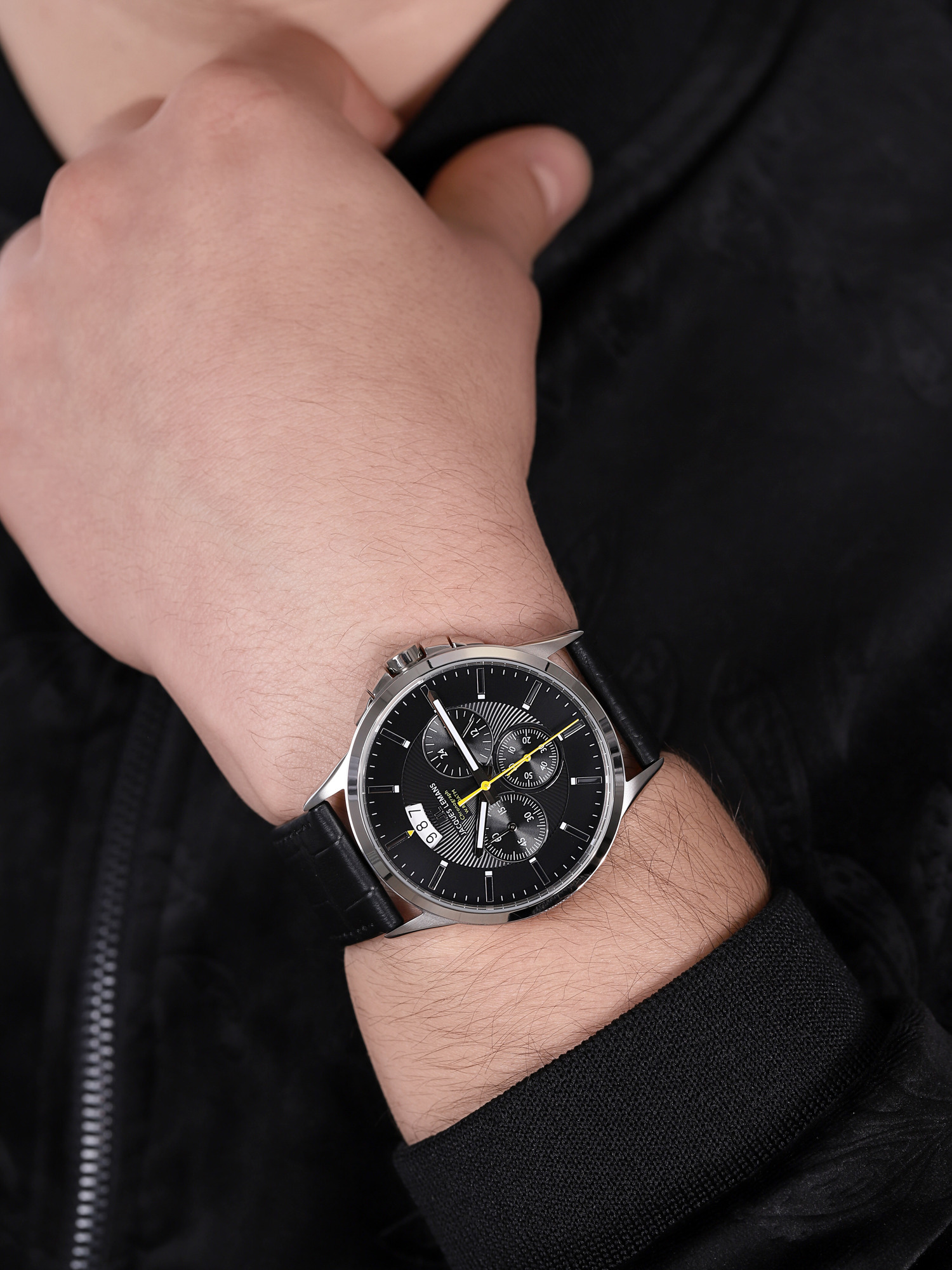 zegarek Jacques Lemans 1-1542A męski z chronograf Classic - miniatura 3