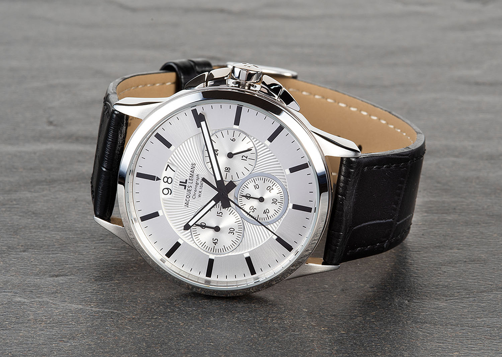 zegarek Jacques Lemans 1-1542N męski z chronograf Classic - miniatura 5