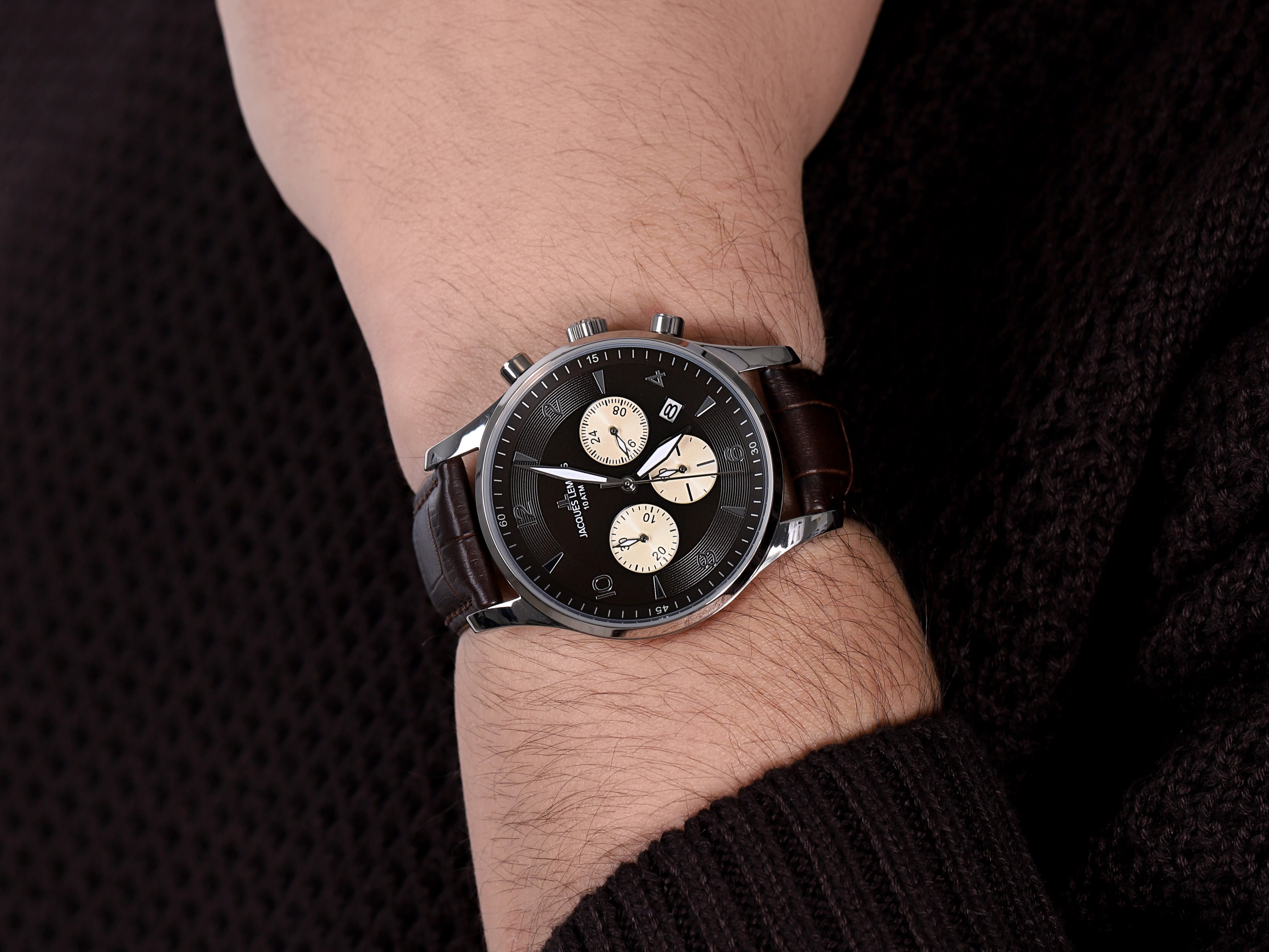 zegarek Jacques Lemans 1-1654D męski z chronograf Classic - miniatura 4