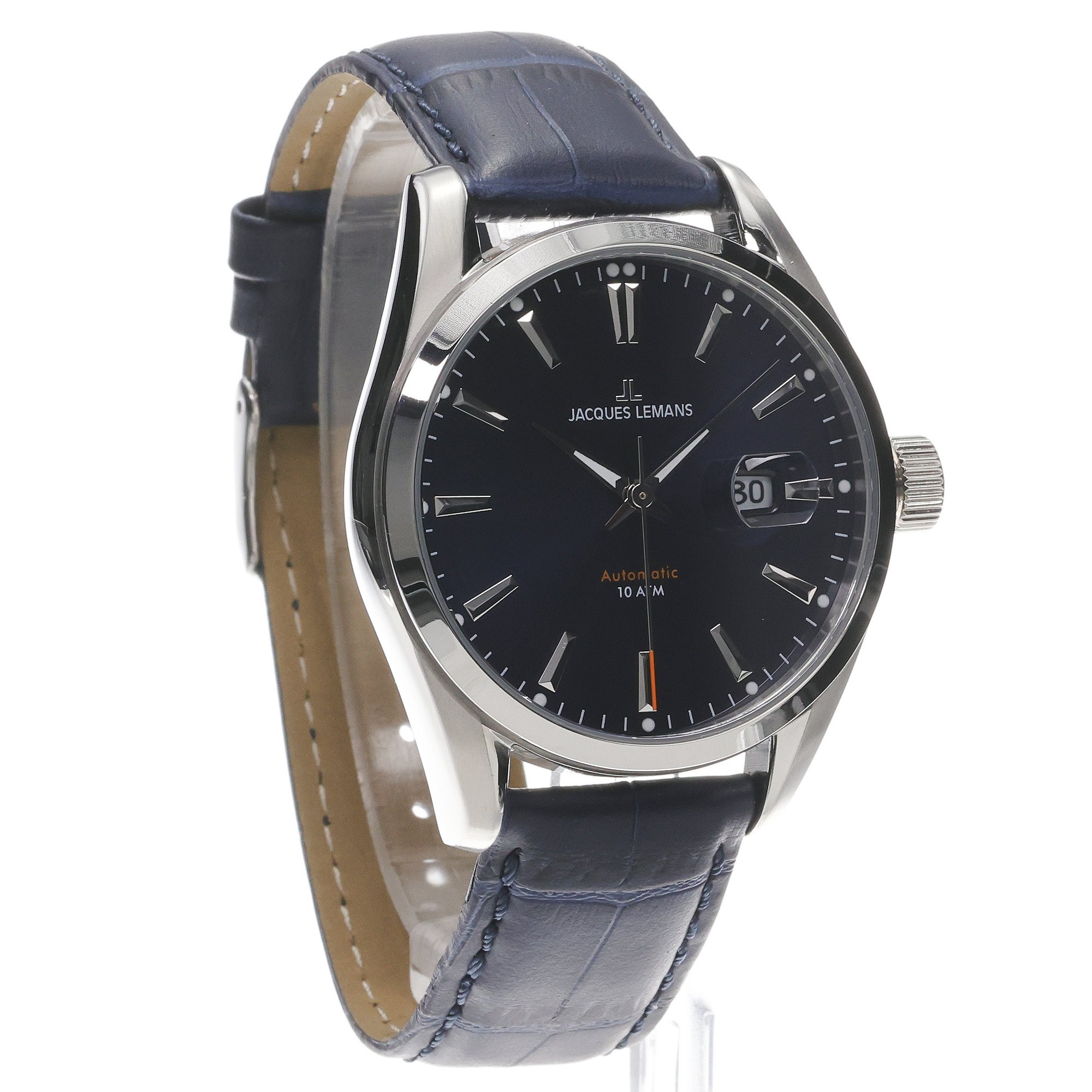 zegarek Jacques Lemans 1-18461B srebrny Automatic - miniatura 3