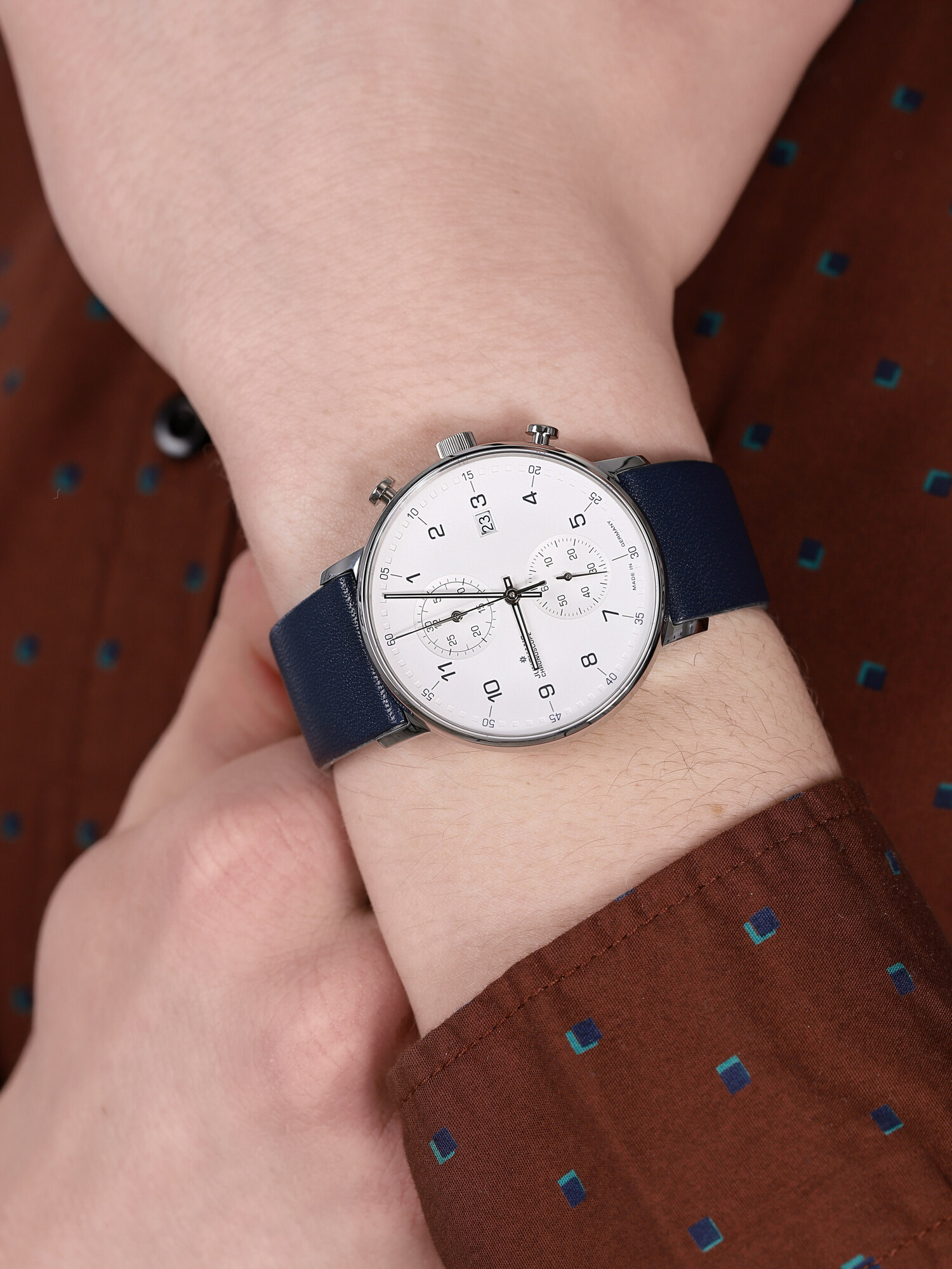 zegarek Junghans 041/4775.00 FORM C męski z chronograf Form - miniatura 3