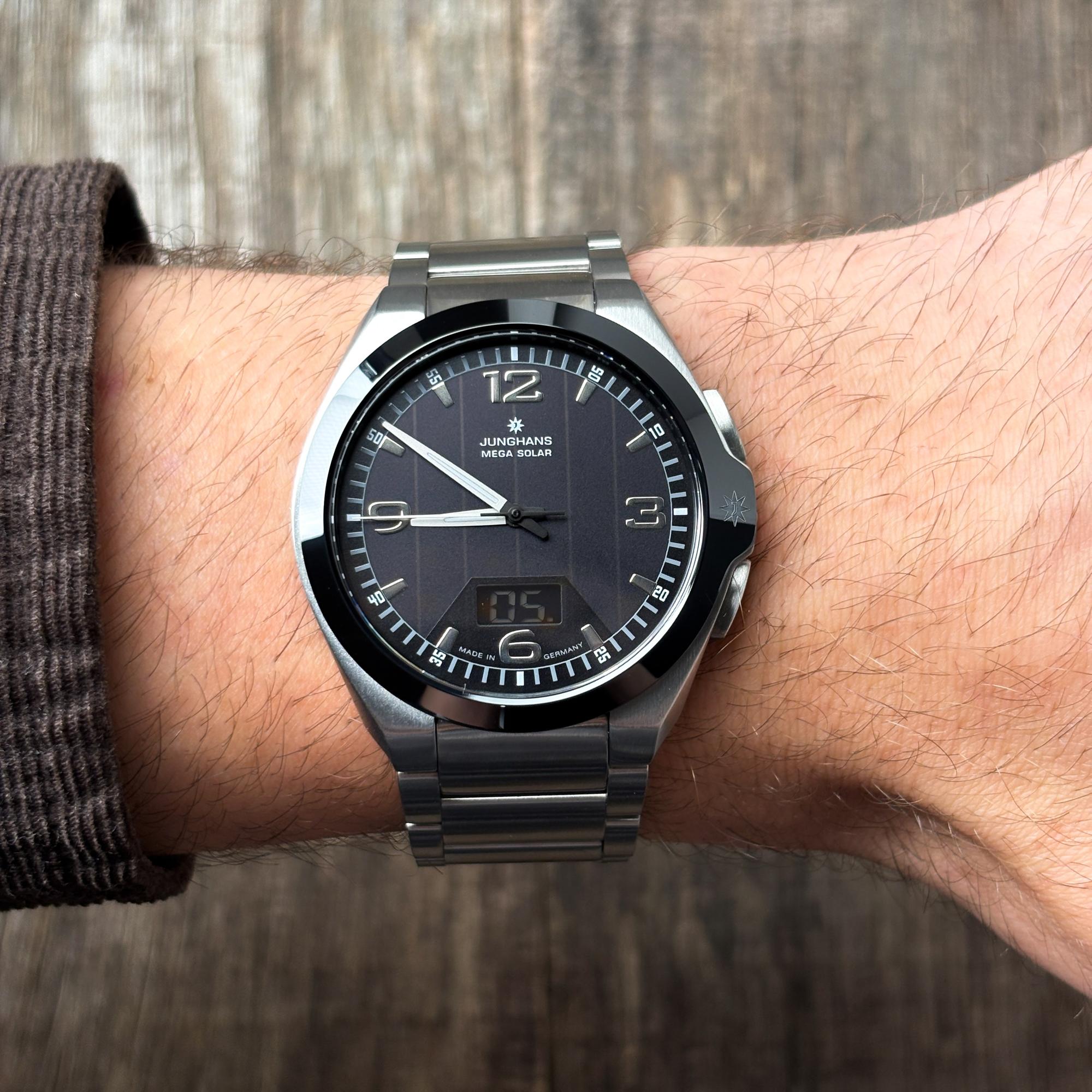 zegarek Junghans 18-112144 solar męski Funk Solar Spektrum Mega Solar