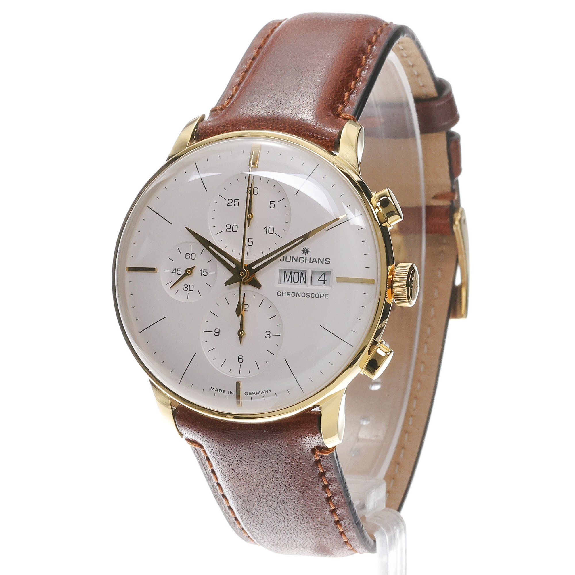 zegarek Junghans 27-762003 automatyczny męski Meister Meister Chronoscope Date English