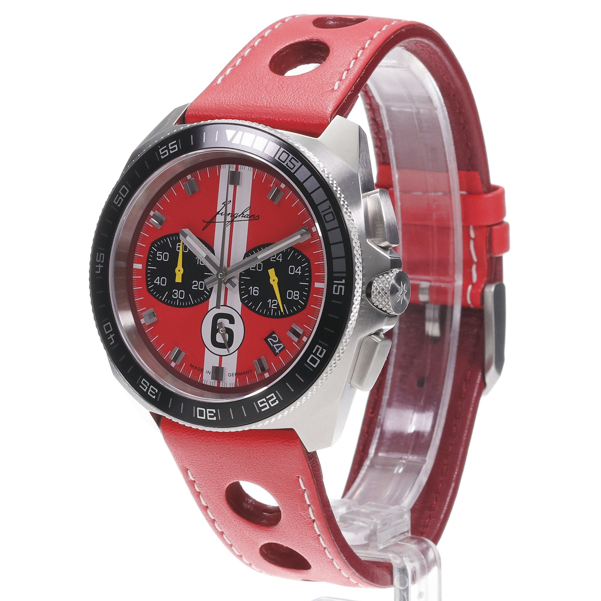 zegarek Junghans 41-446600 kwarcowy męski 1972 1972 Chronoscope Sports Edition 2024 43mm - miniatura 2