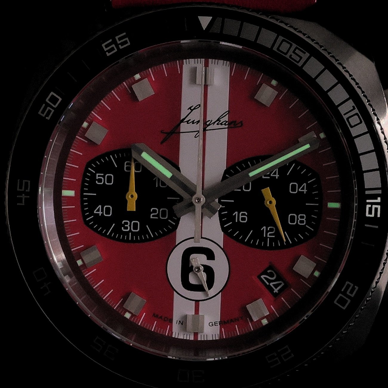 zegarek Junghans 41-446600 srebrny 1972 - miniatura 5