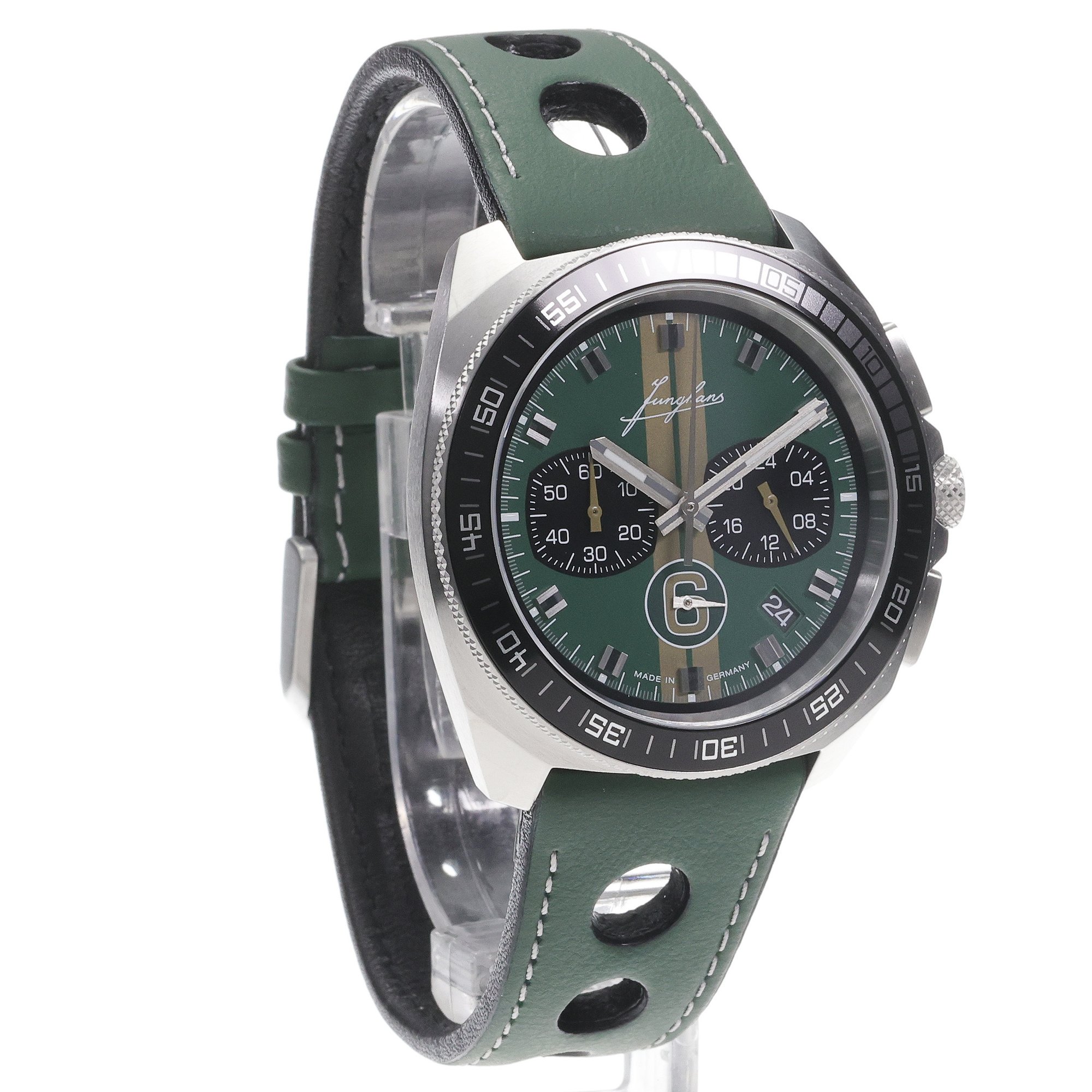 zegarek Junghans 41-446700 1972 Chronoscope Sports Edition 2024 43mm męski z chronograf 1972 - miniatura 3