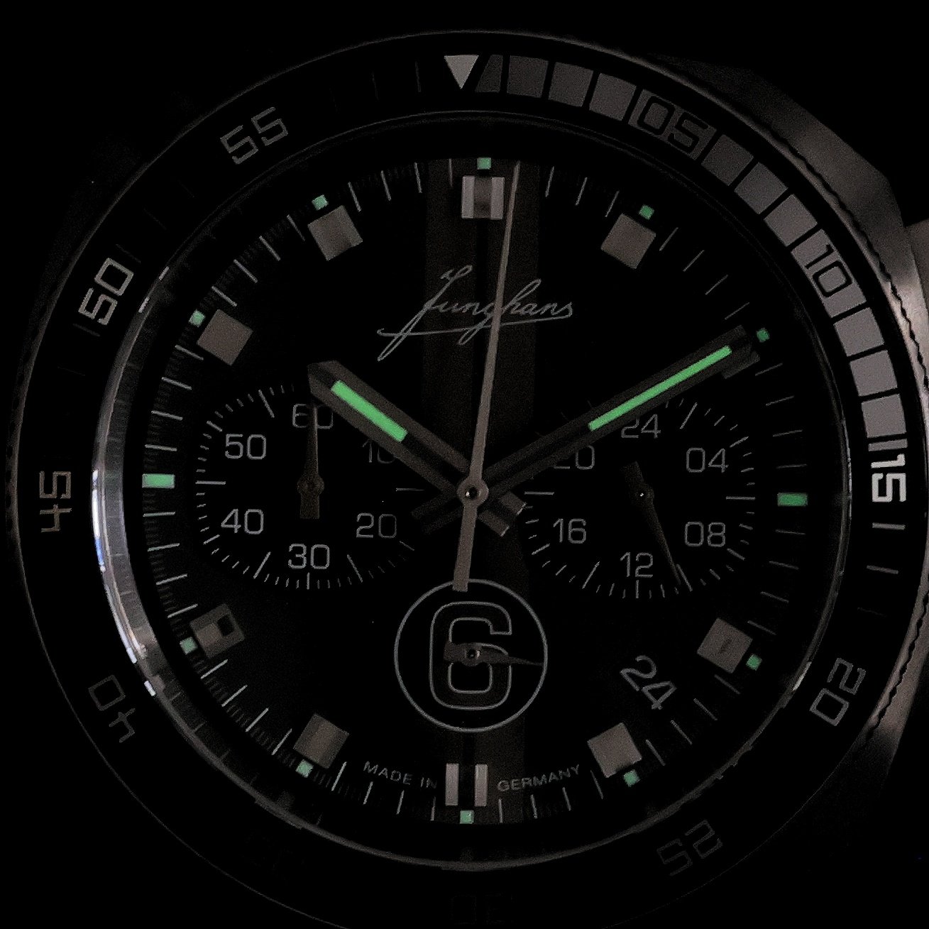 zegarek Junghans 41-446700 kwarcowy męski 1972 1972 Chronoscope Sports Edition 2024 43mm - miniatura 5