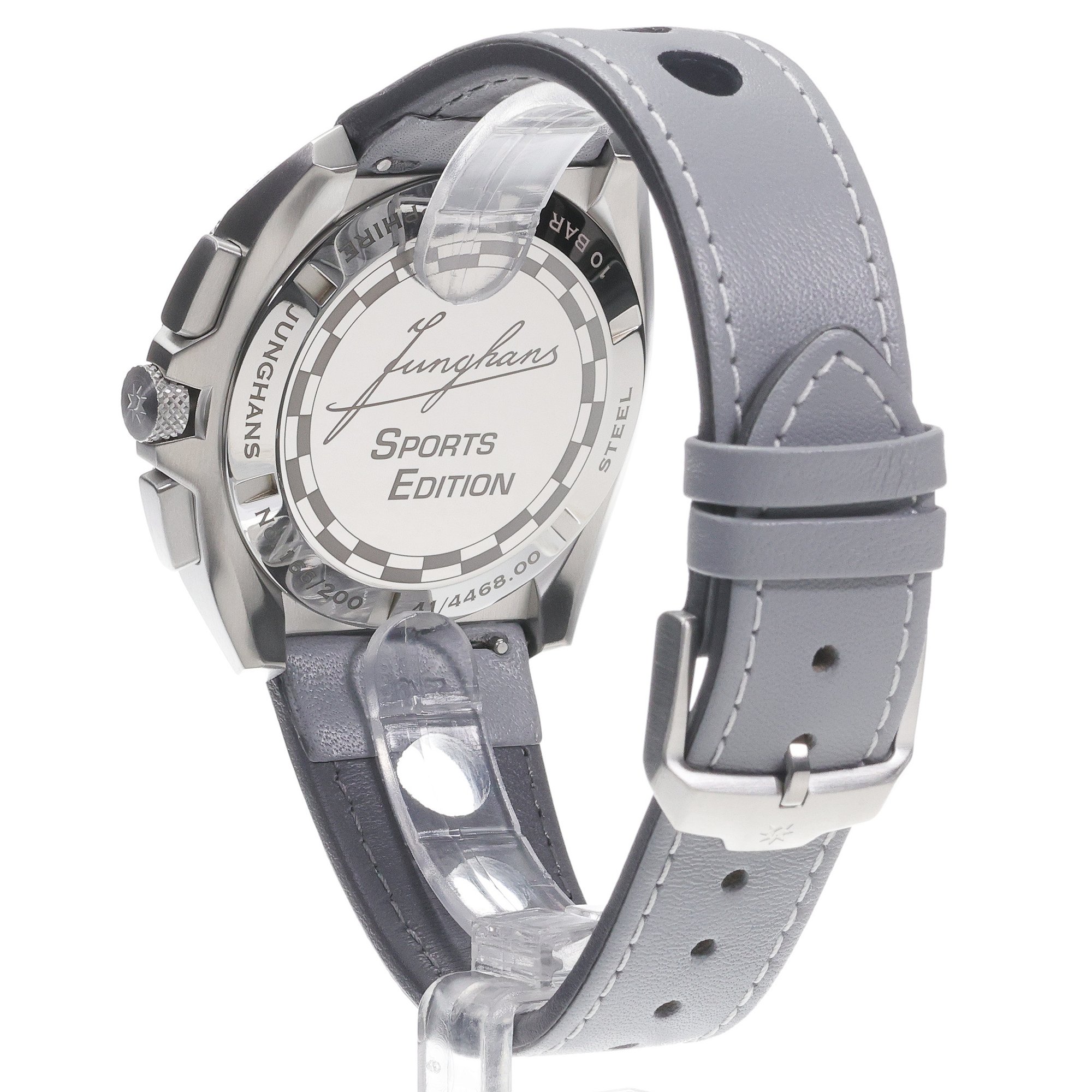 zegarek Junghans 41-446800 1972 Chronoscope Sports Edition 2024 43mm męski z chronograf 1972 - miniatura 4