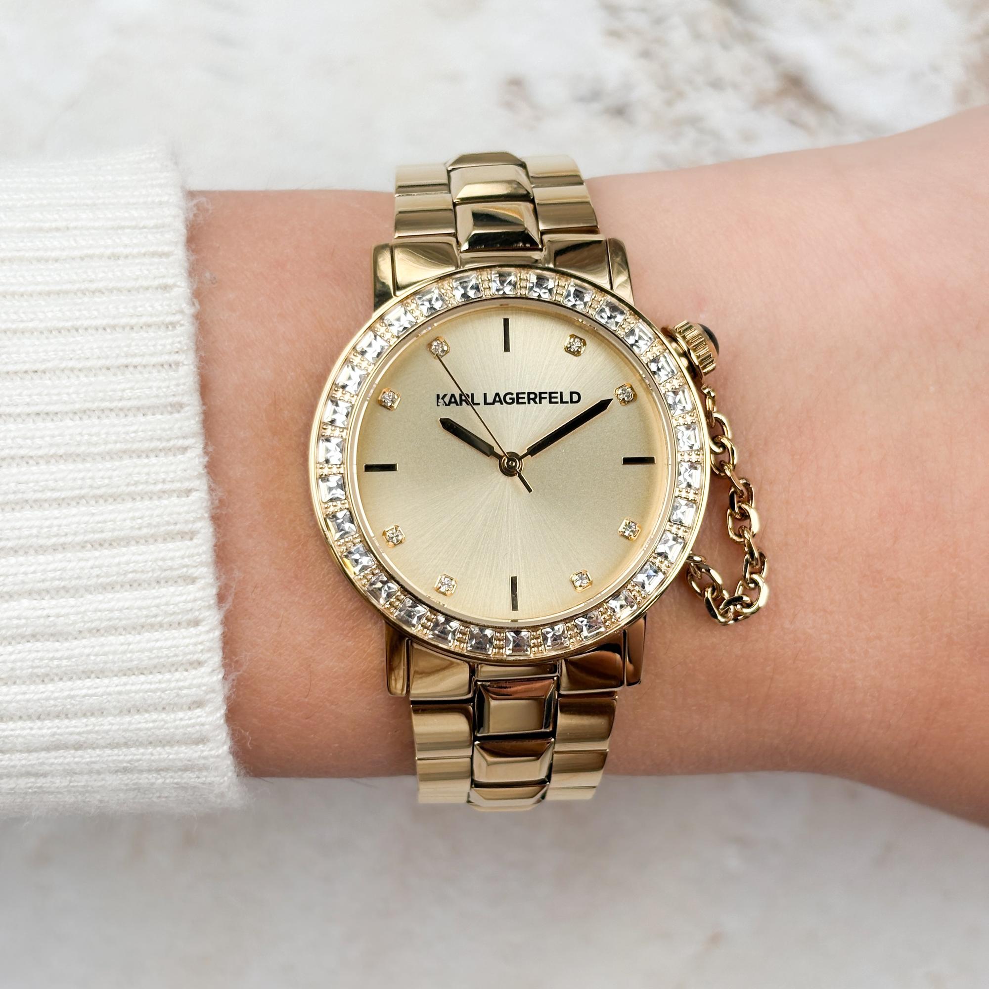 zegarek Karl Lagerfeld R0553100503 złoty Damskie