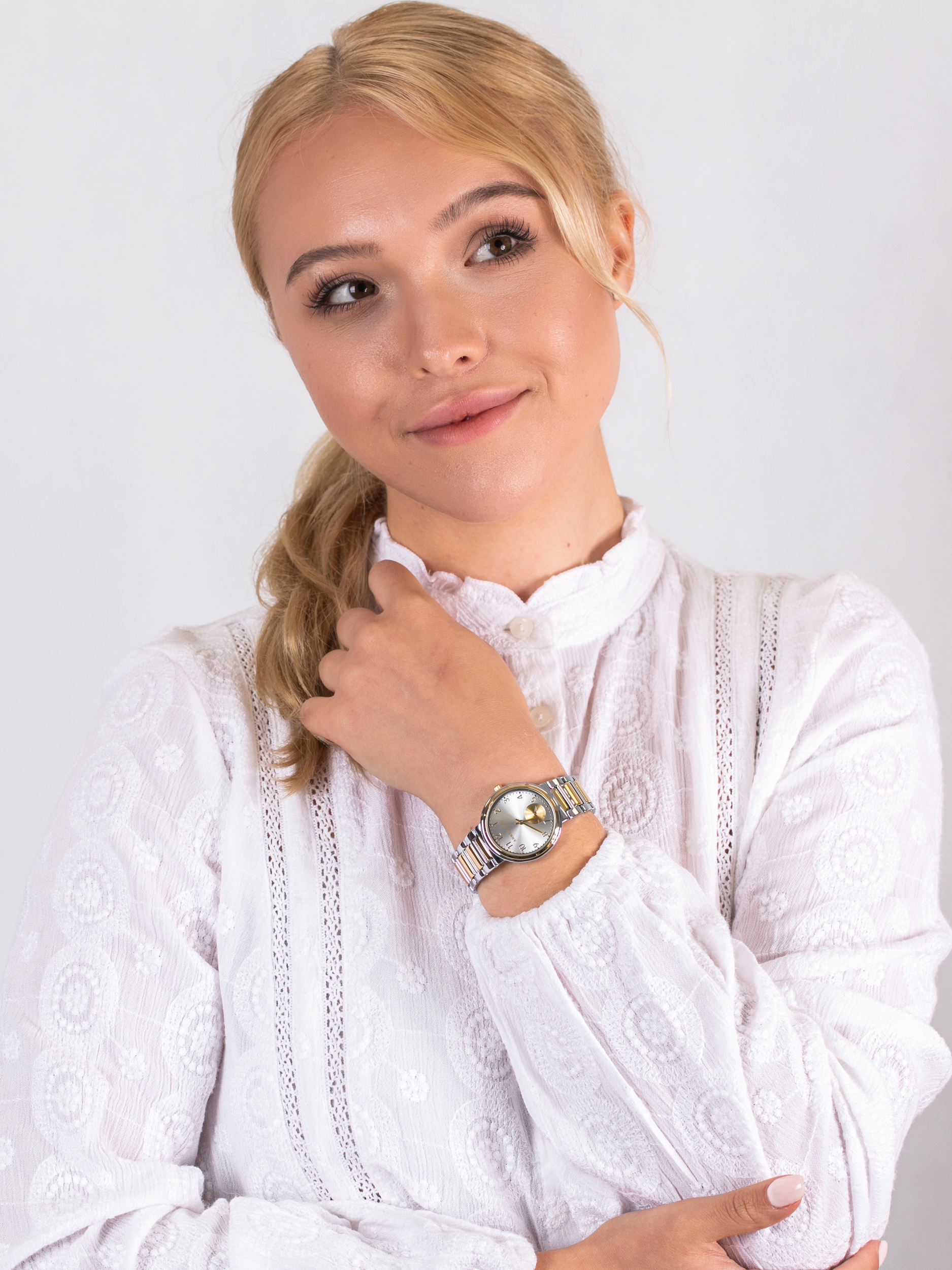 Anne Klein AK-3407SVTT zegarek damski Bransoleta - miniatura 2