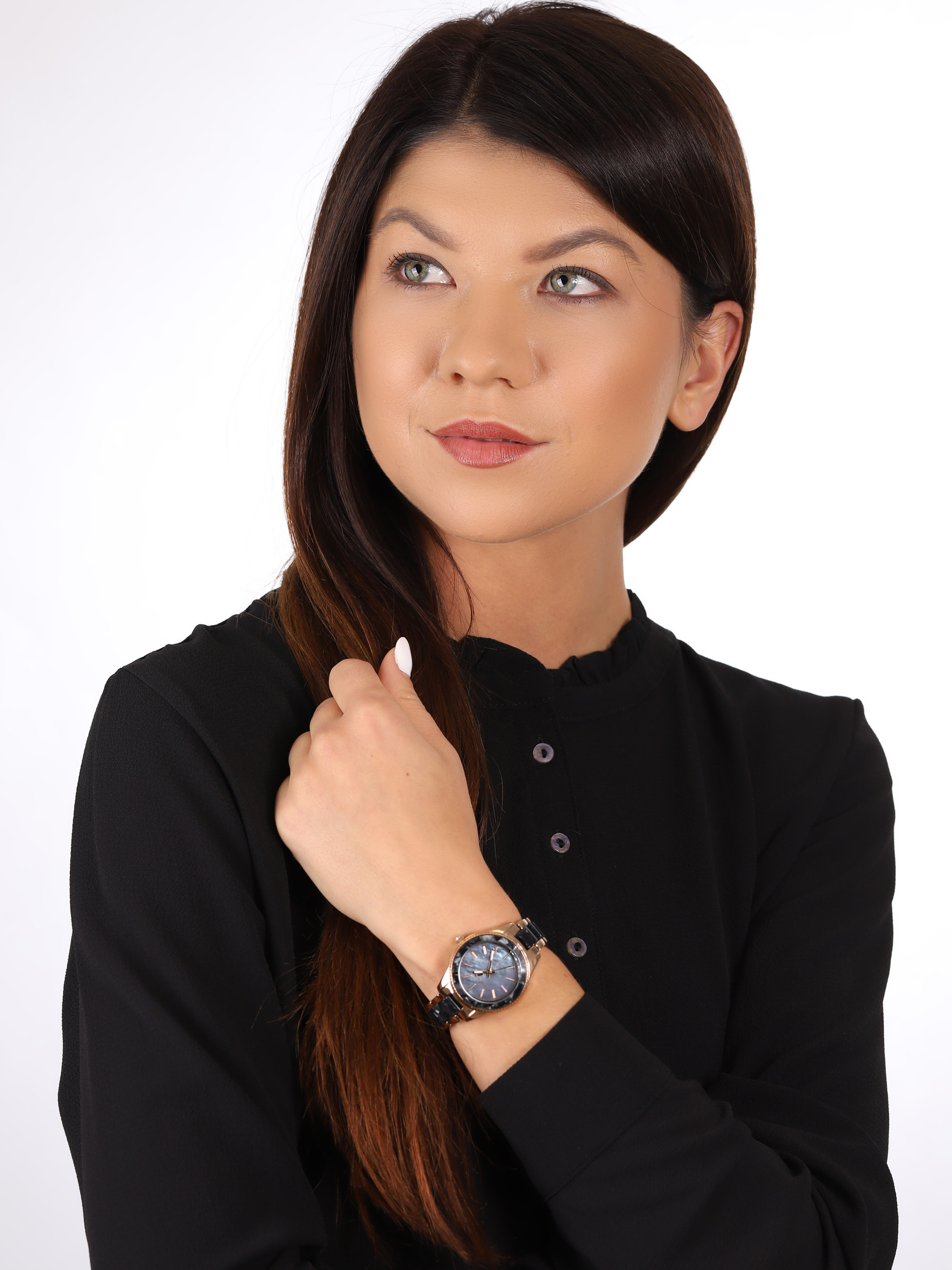 Anne Klein AK-3770BKRG zegarek damski Bransoleta - miniatura 2