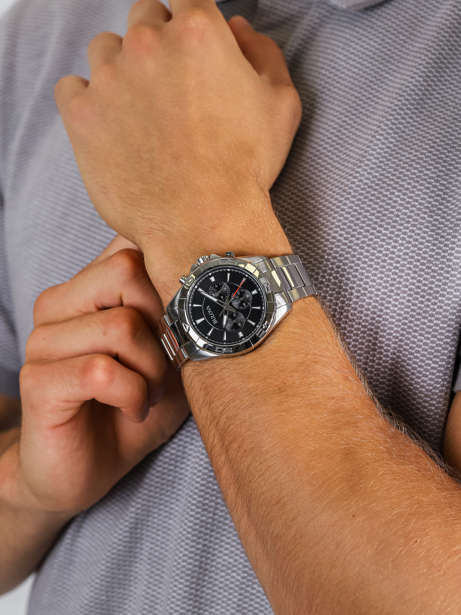 zegarek Bulova 96A216 męski z chronograf Classic - miniatura 3